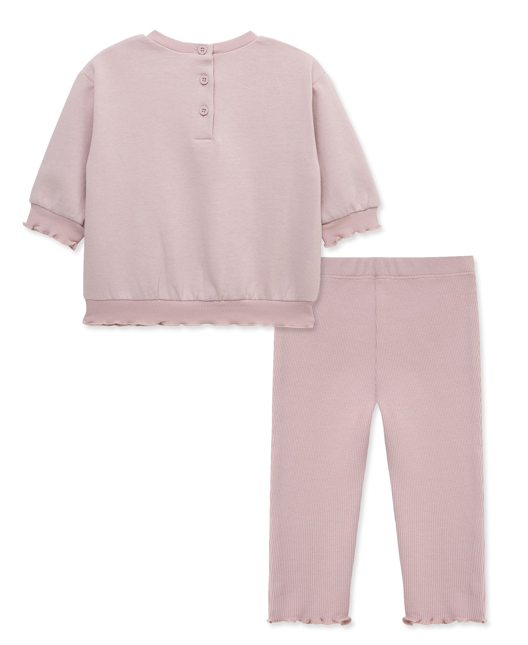Violet "LOVE" Toddler Sweatshirt Set (2T-4T) - Little Me