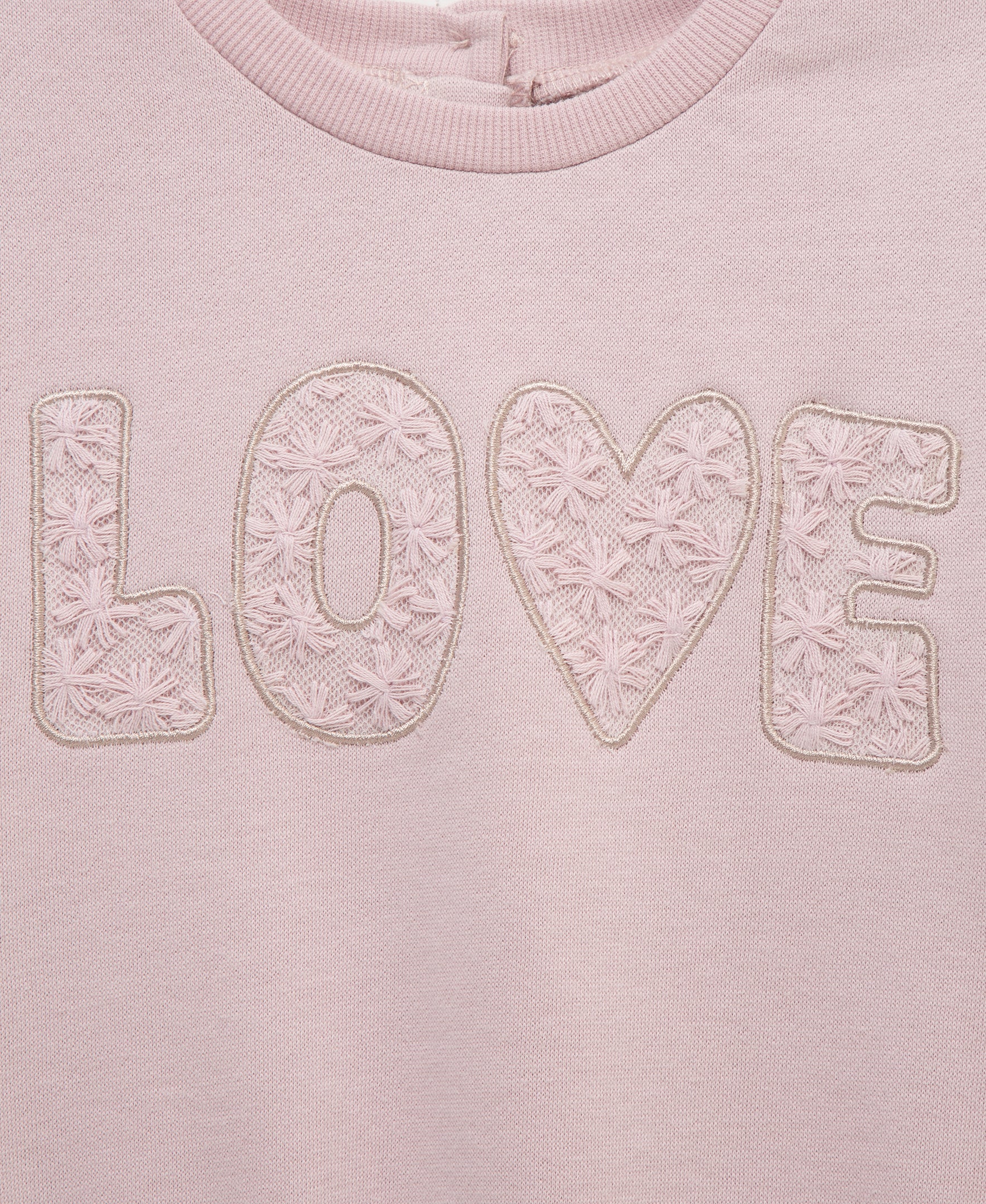 Violet "LOVE" Toddler Sweatshirt Set (2T-4T) - Little Me