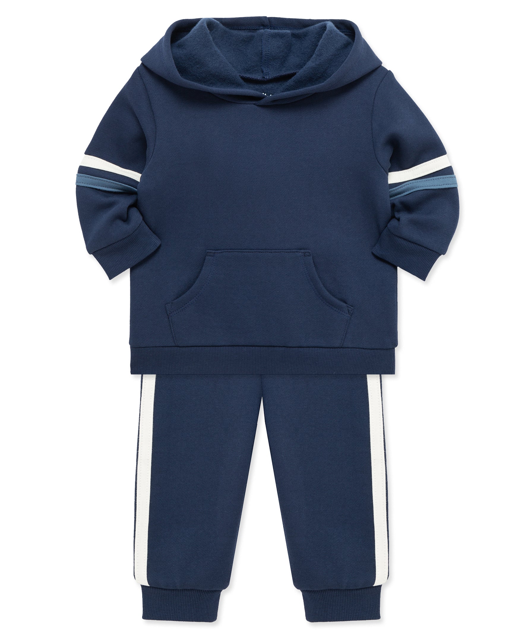 Navy Sweatshirt Hoodie Set (12M-24M) - Little Me