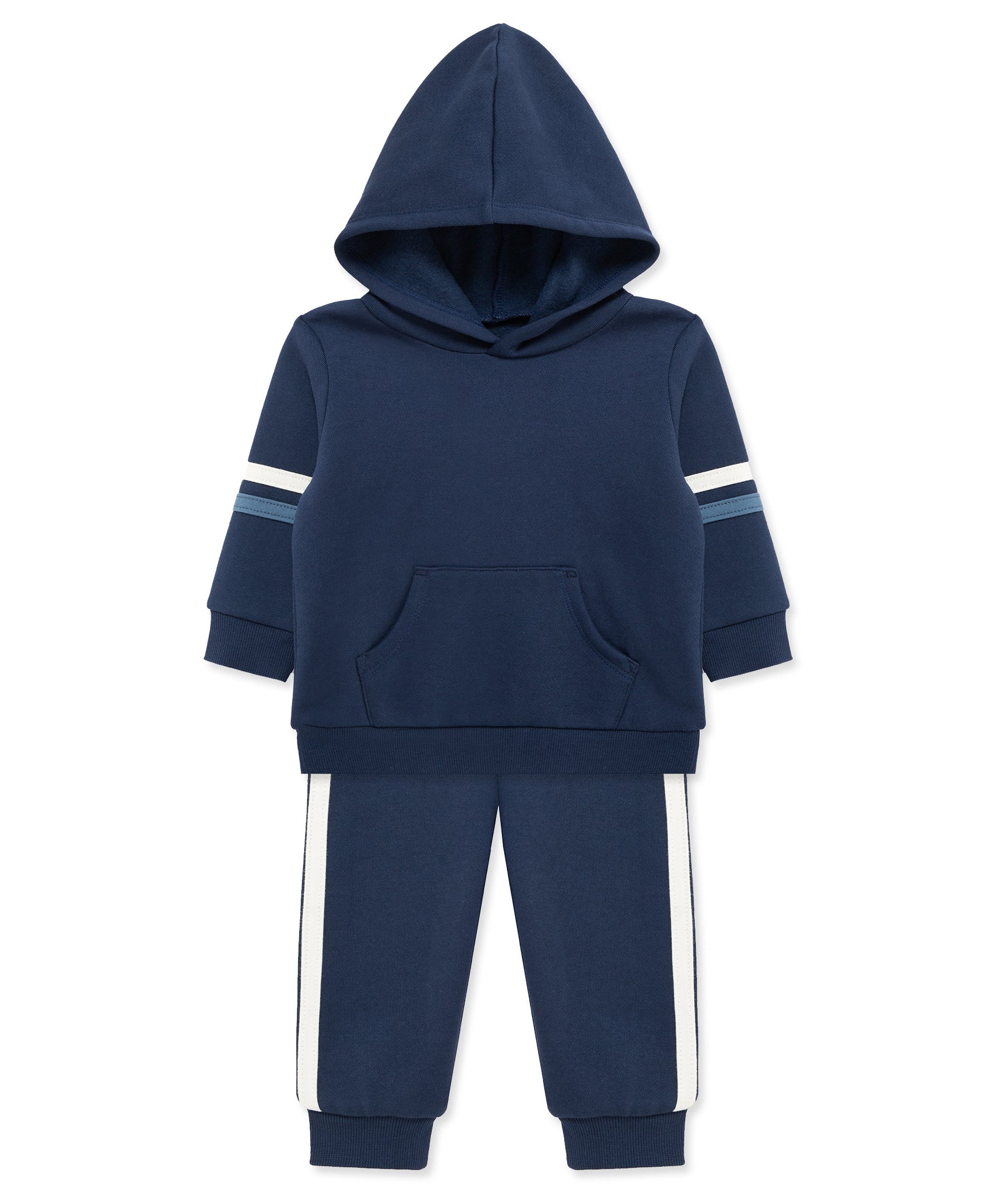 Navy Sweatshirt Hoodie Set (12M-24M) - Little Me
