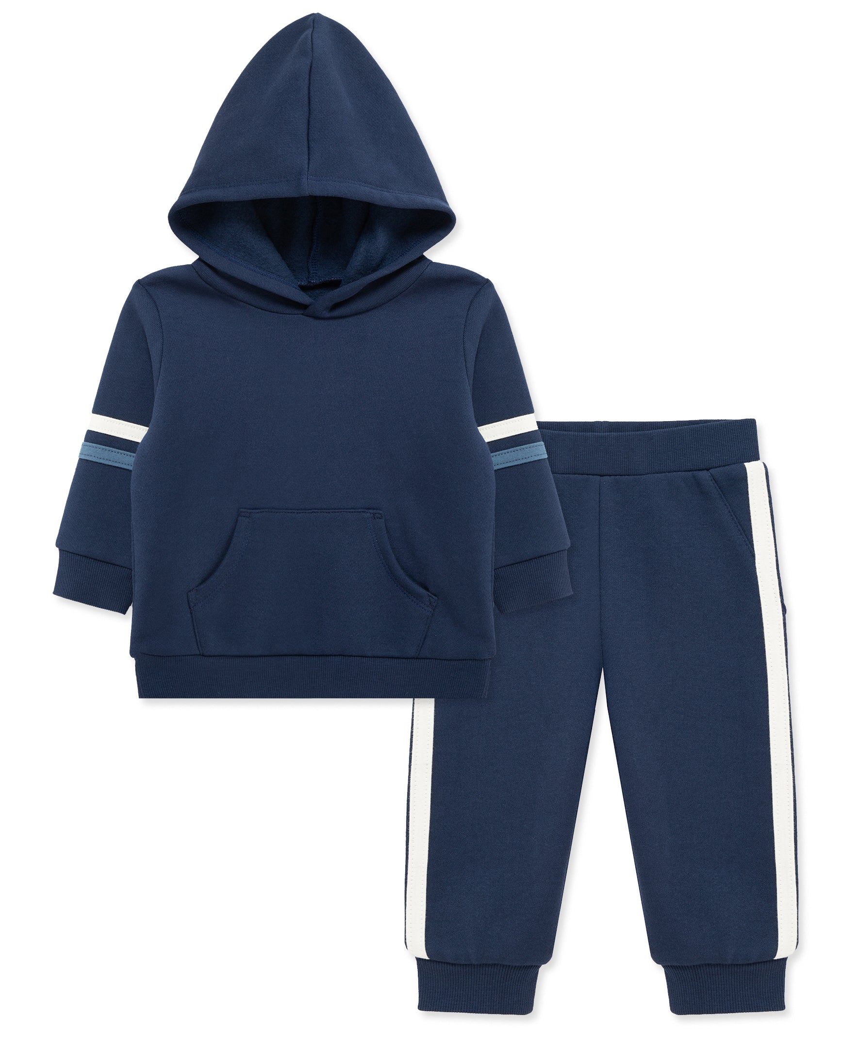 Navy Sweatshirt Toddler Hoodie Set (2T-4T)