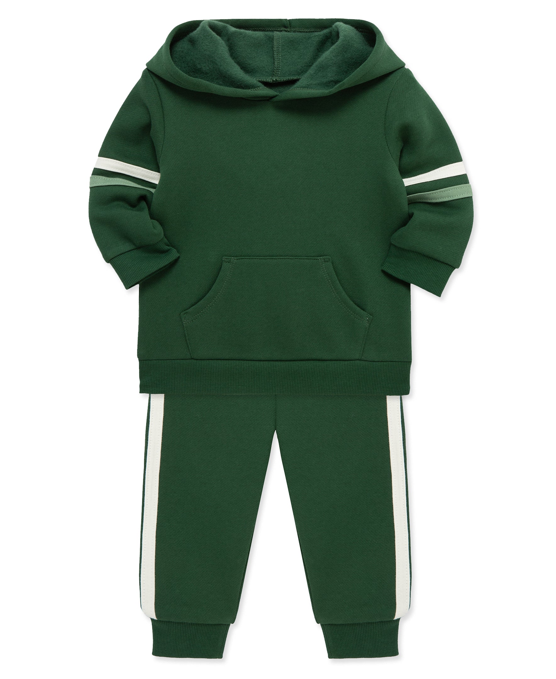 Green Sweatshirt Toddler Hoodie Set (2T-4T) - Little Me