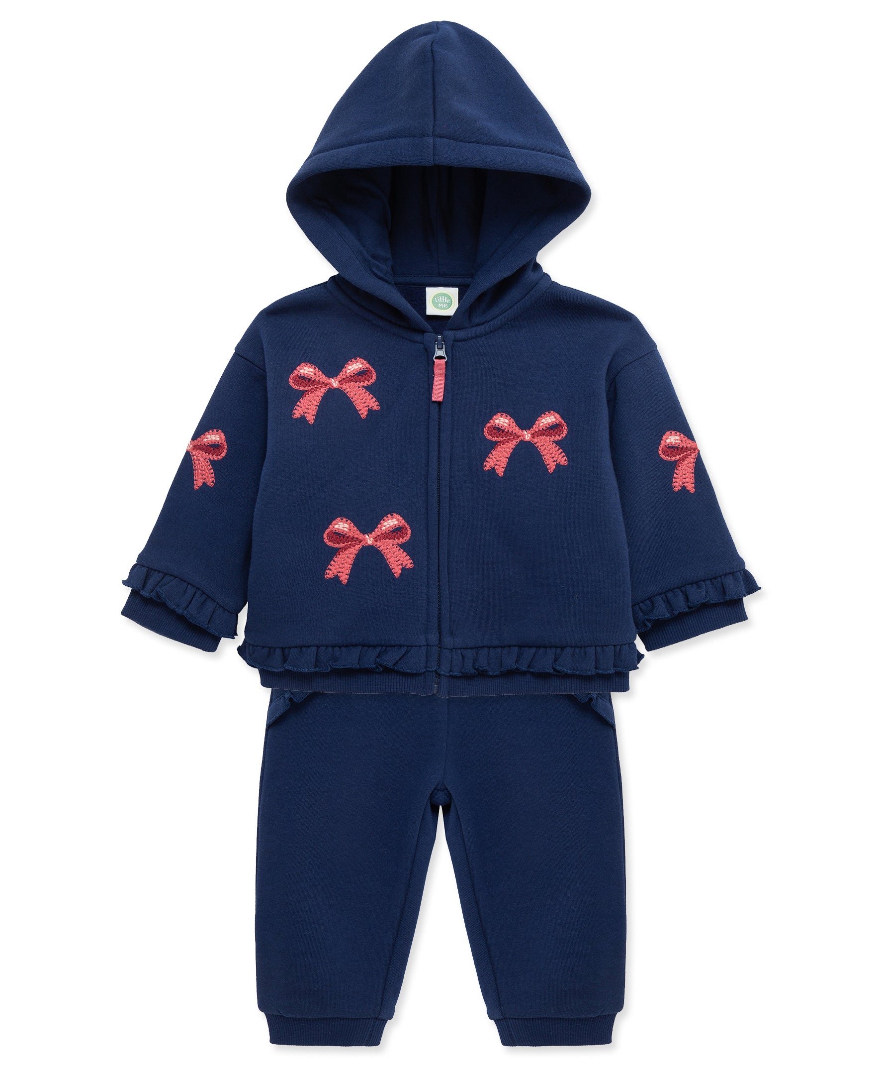 Bow Toddler Hoodie Set (2T-4T) - Little Me