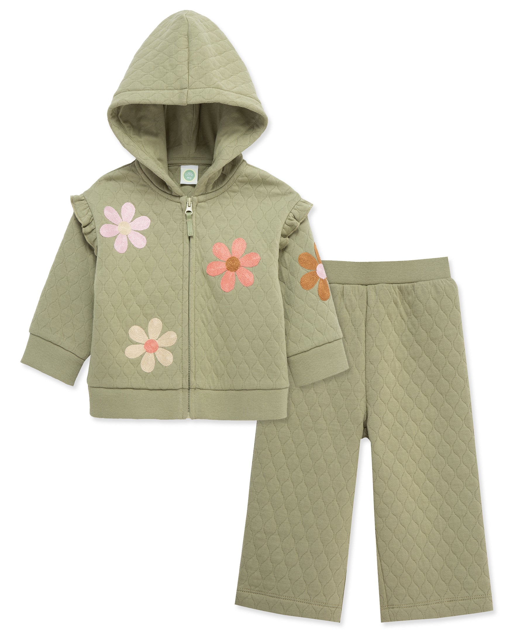 Flower Toddler Hoodie Set (2T-4T) - Little Me