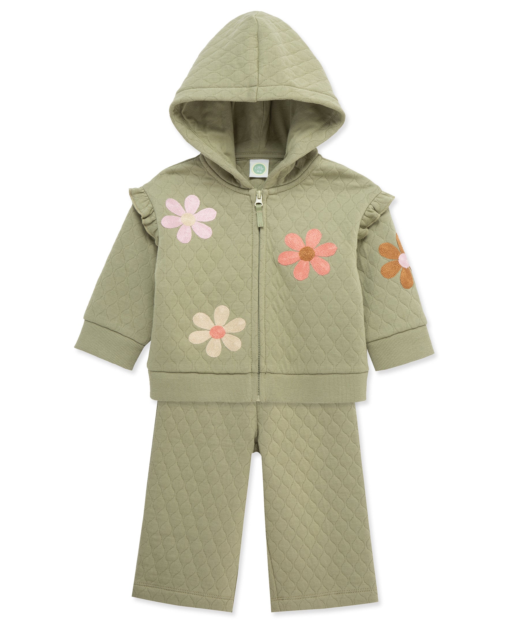 Flower Toddler Hoodie Set (2T-4T) - Little Me