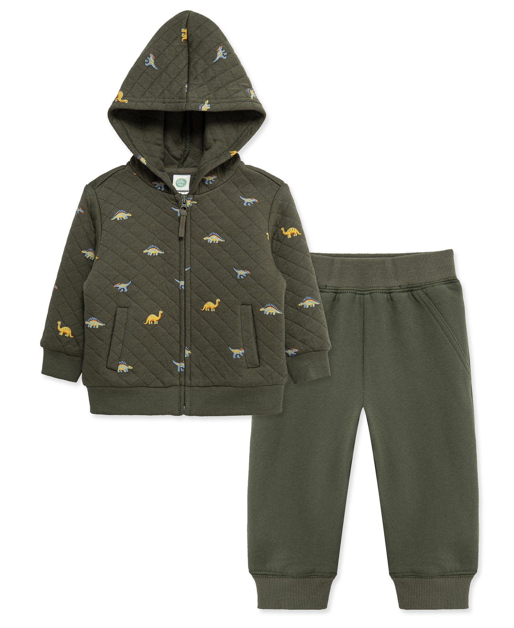 Dino Hoodie Set (2T-4T) - Little Me