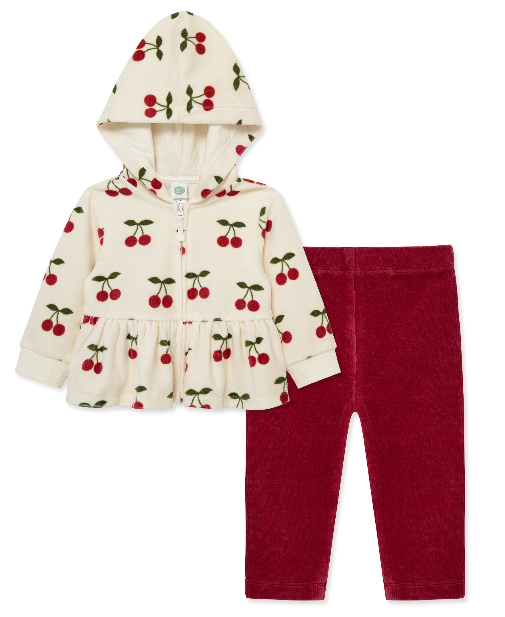 Cherry Hoodie Set (2T-4T) - Little Me