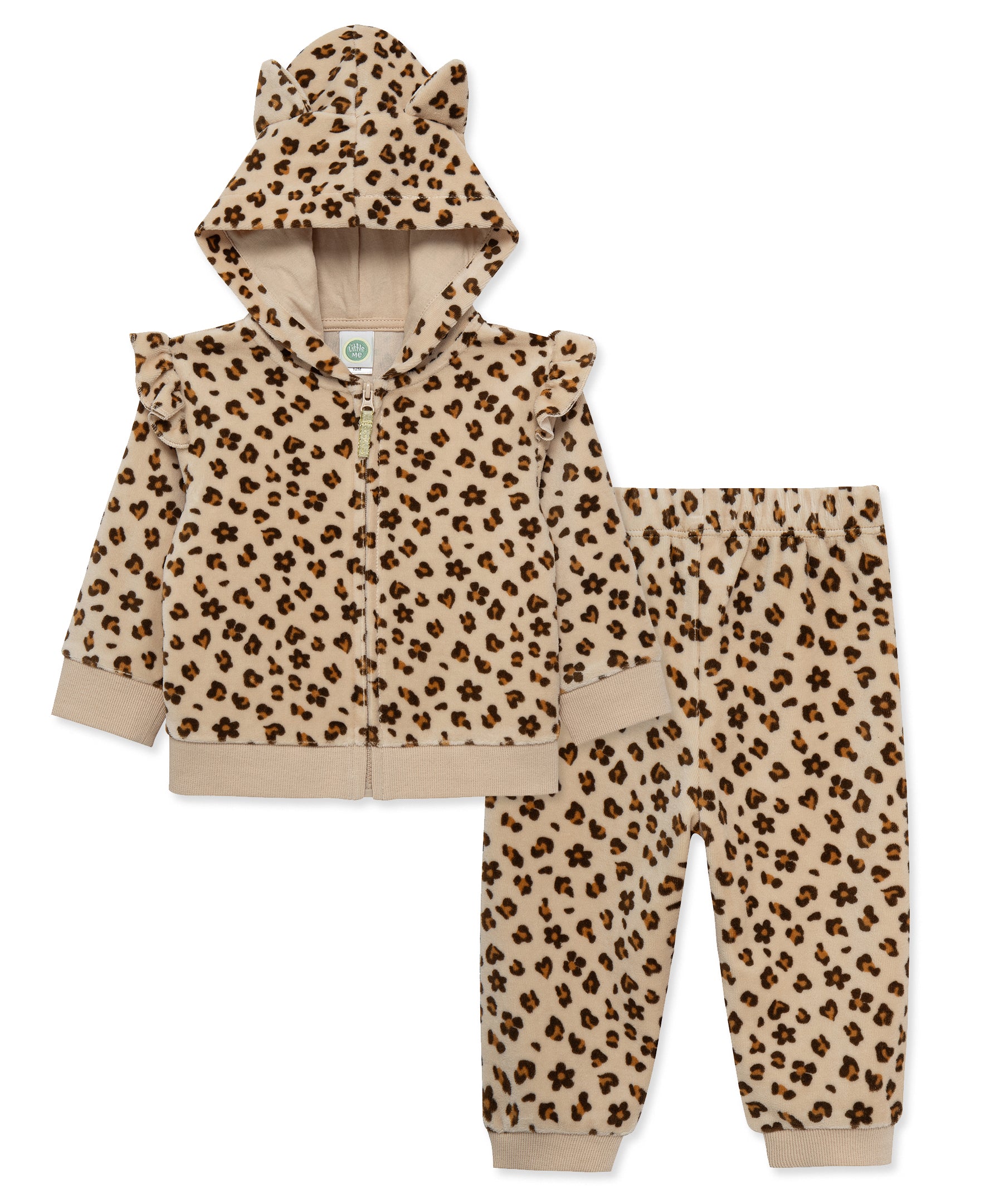 Leopard Hoodie Set (12M-24M) - Little Me
