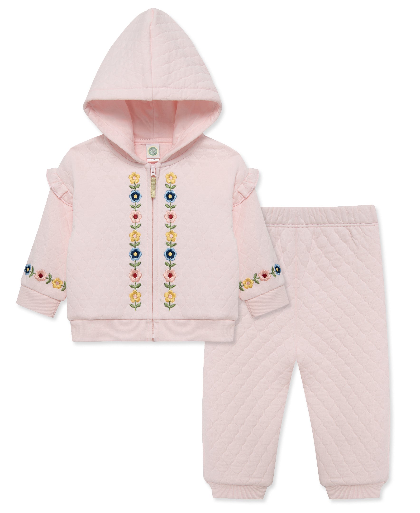 Embroidered Hoodie Set (2T-4T) - Little Me