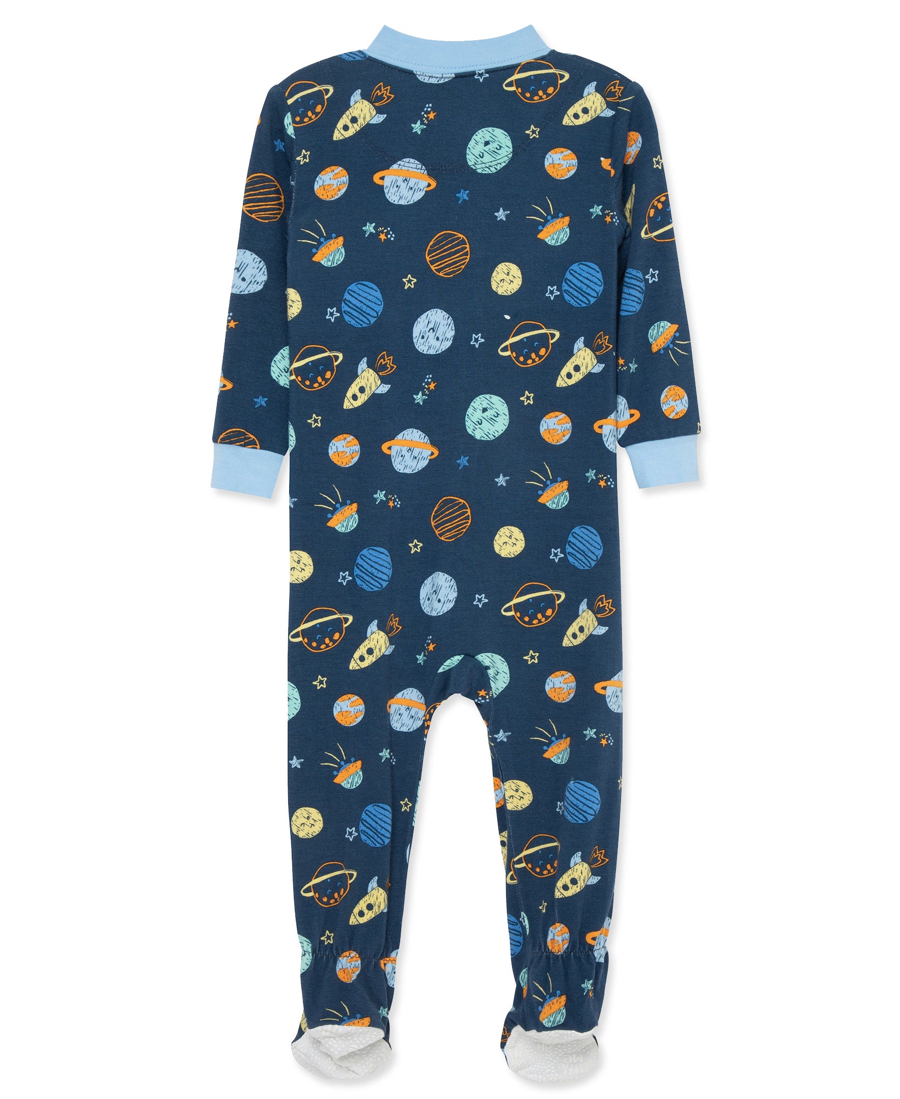 Space Zip Front Footie Pajama (12M-24M) - Little Me