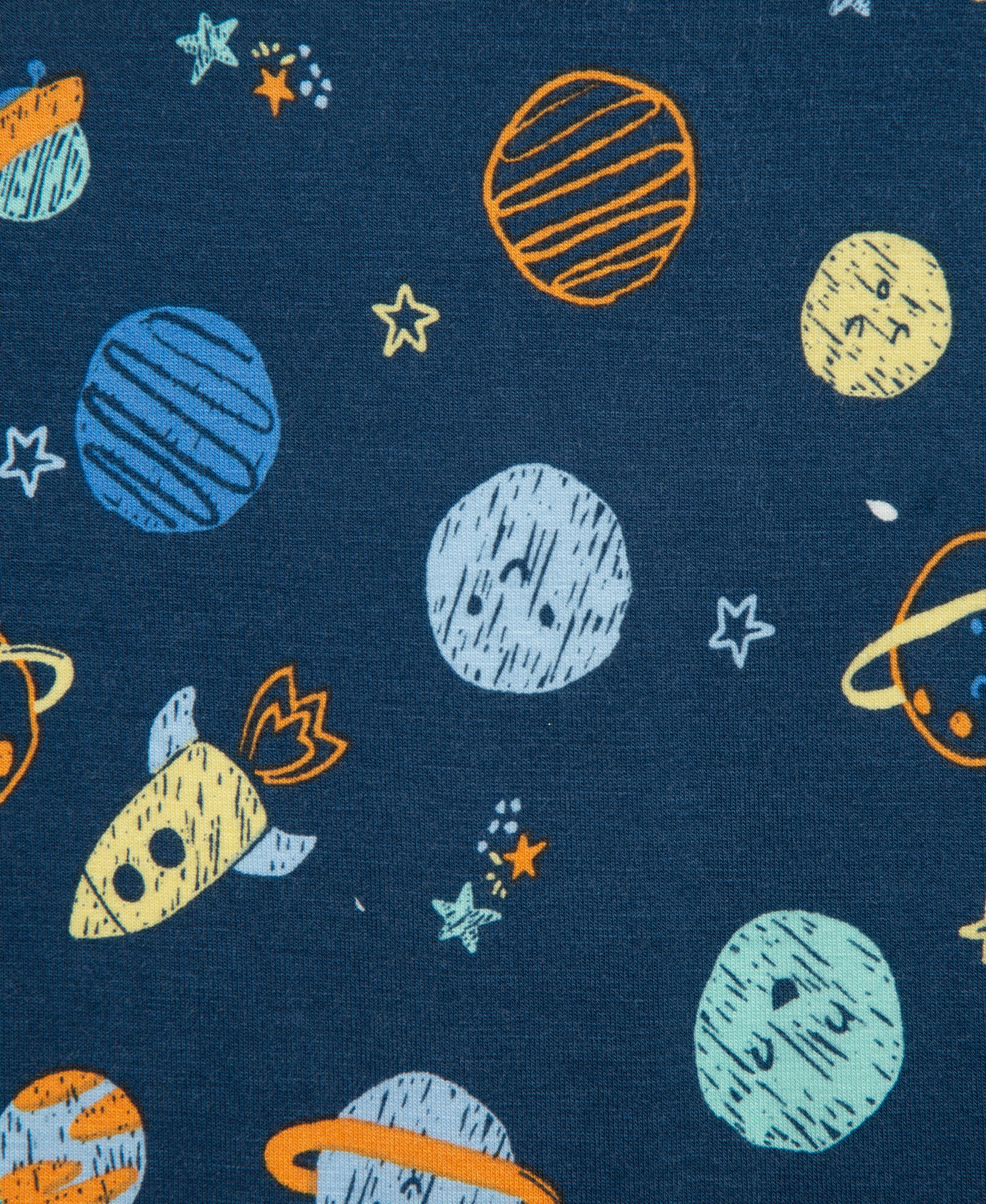 Space Zip Front Footie Pajama (12M-24M) - Little Me