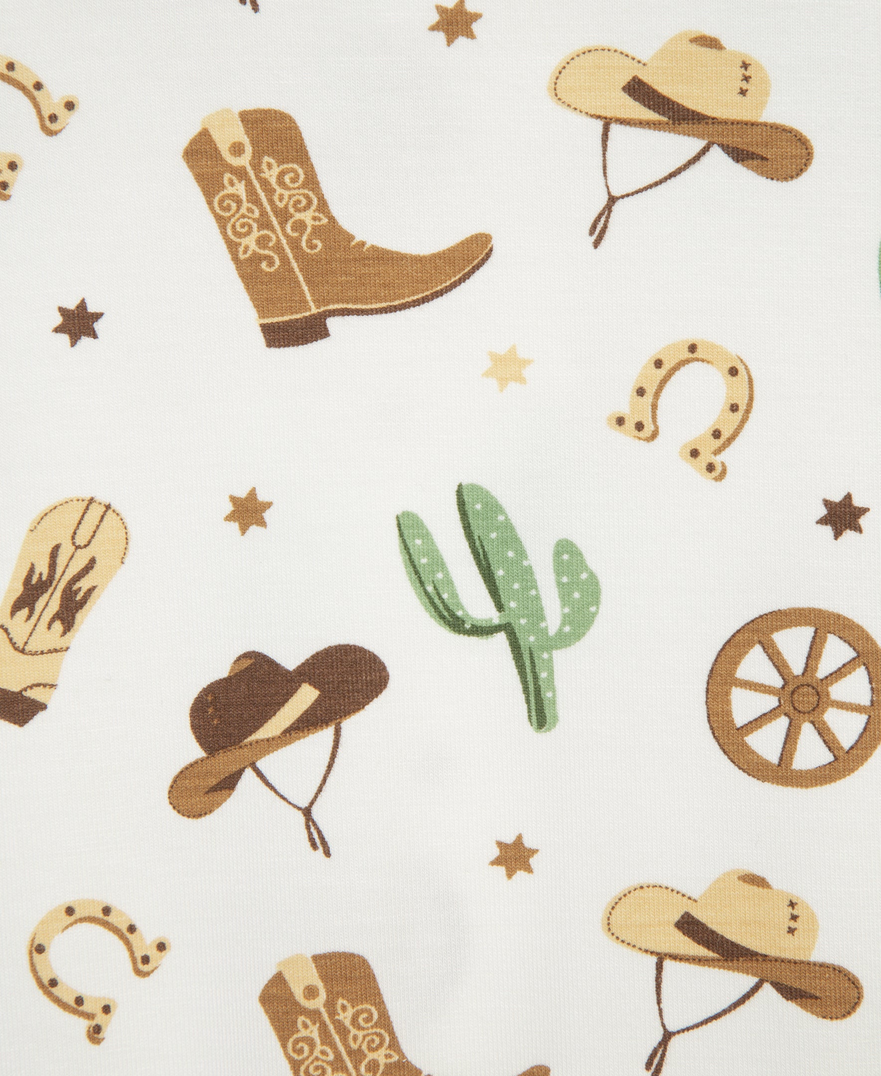 Cowboy Zip Front Footie Pajama (12M-24M) - Little Me