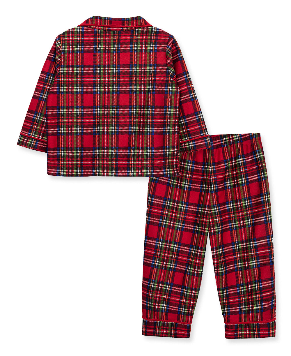 Plaid Coat 2-Piece Pajama Set (5-7) - Little Me