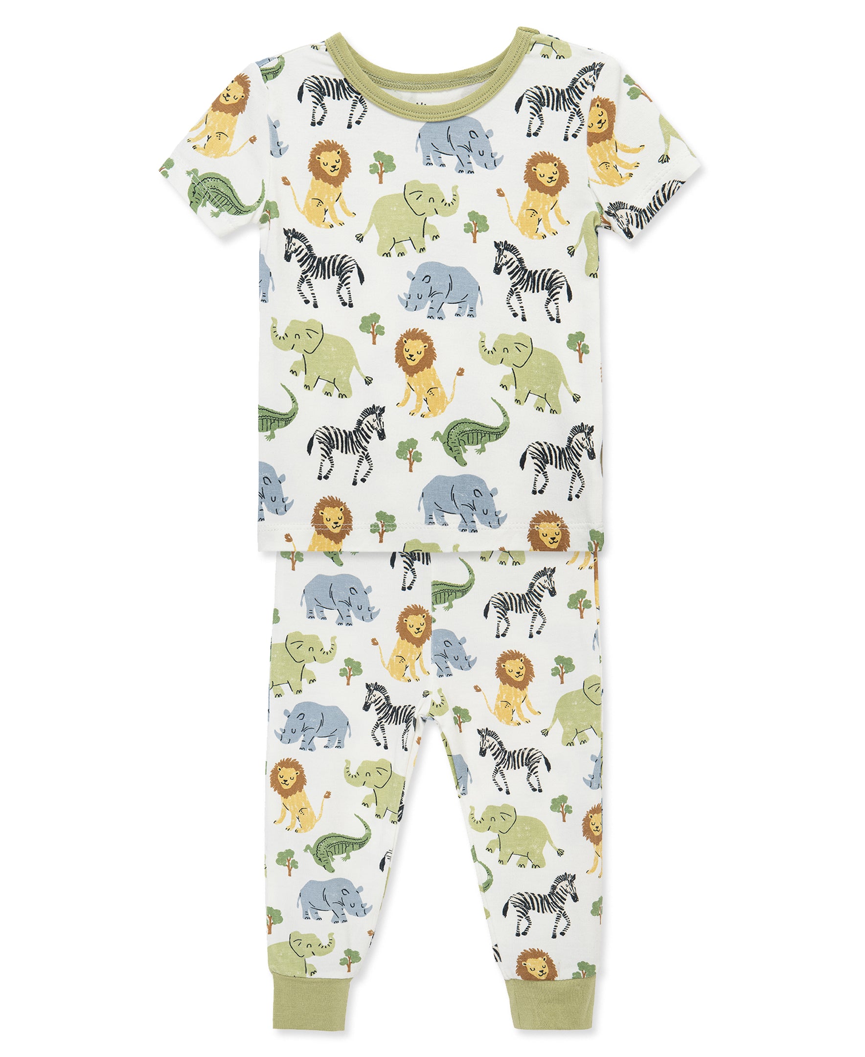 Safari 4-Piece Pajama Set (2T-4T)