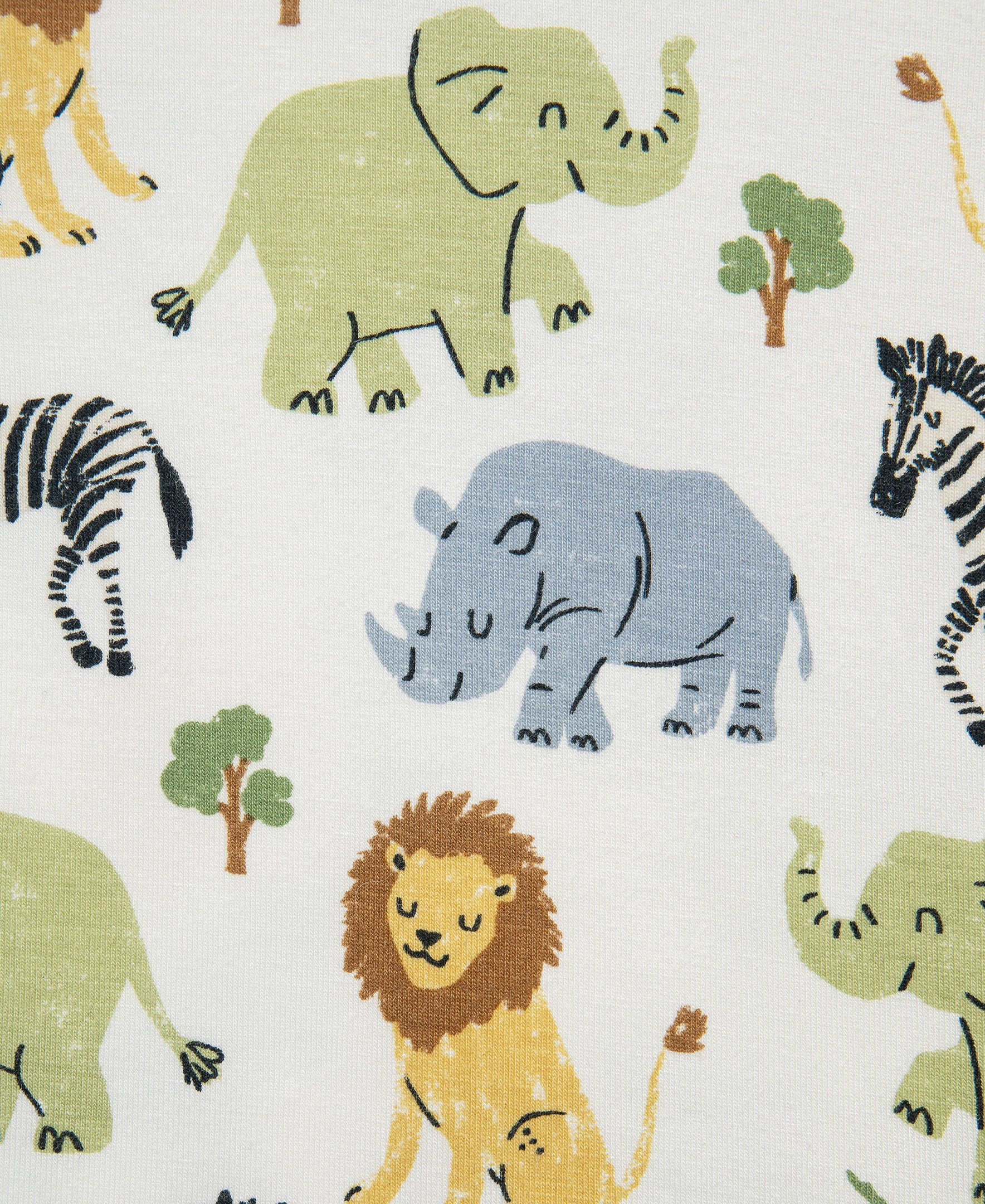 Safari 4-Piece Pajama Set (2T-4T)