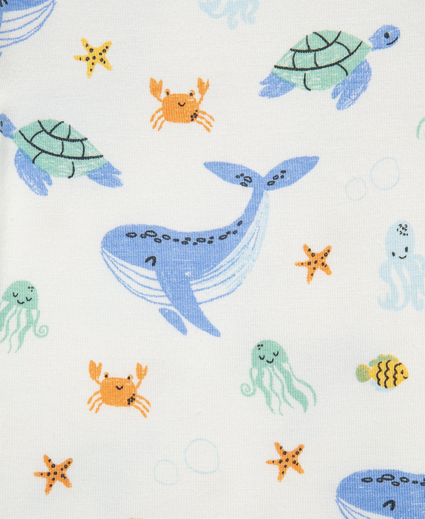 Ocean 4-Piece Pajama Set (2T-4T)