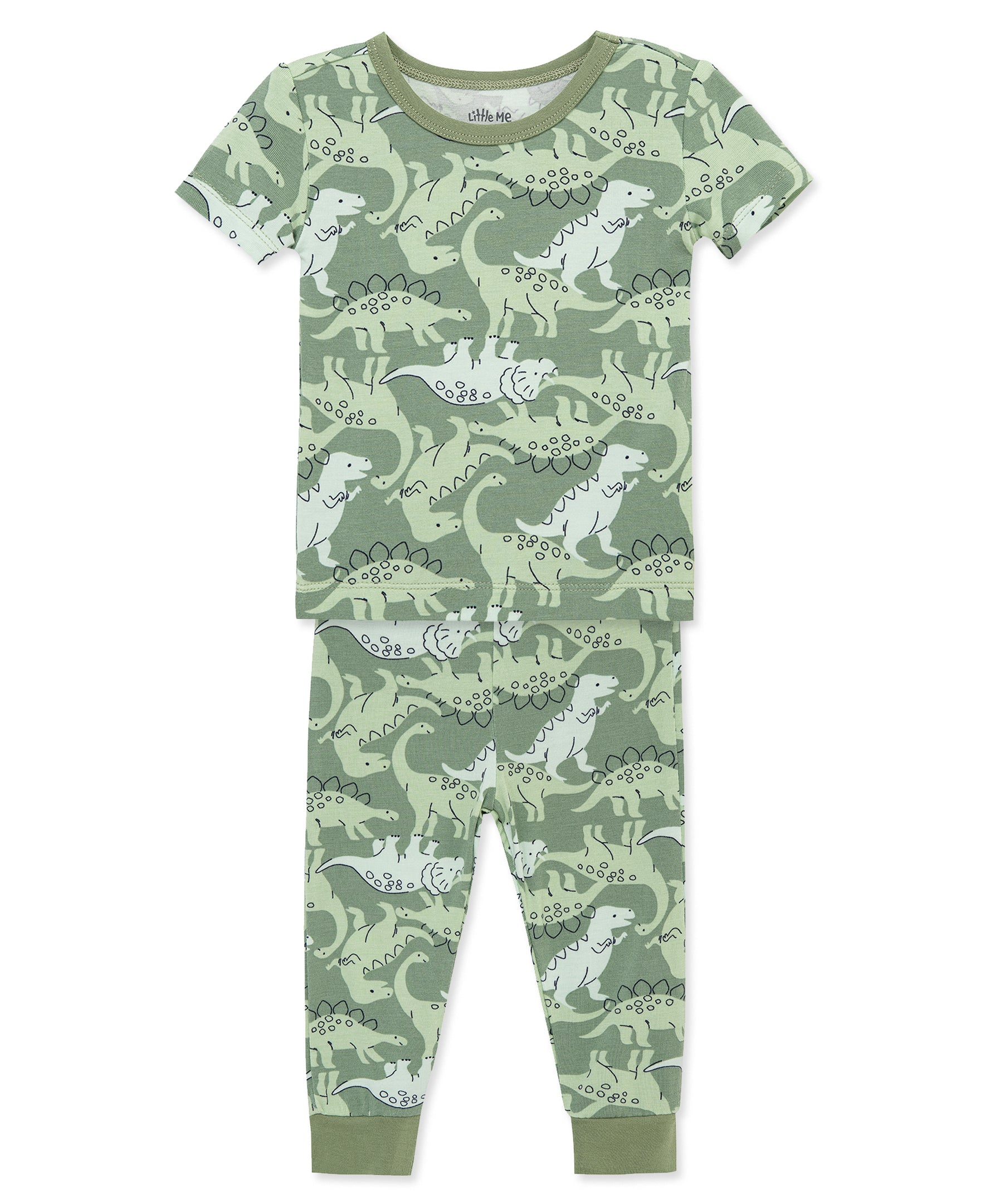 Dino 4-Piece Pajama Set (2T-4T)