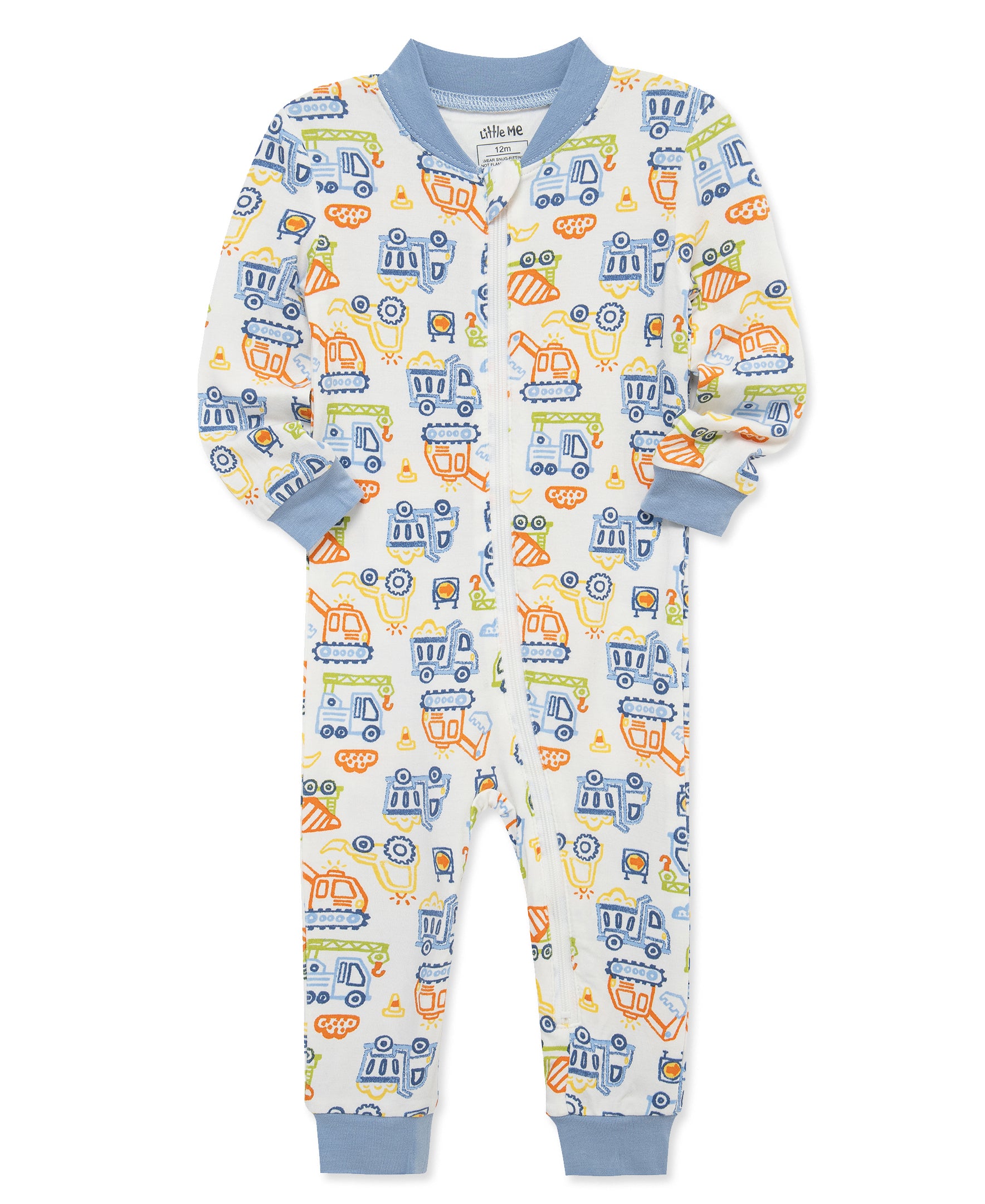 Construction Zip Front One-Piece