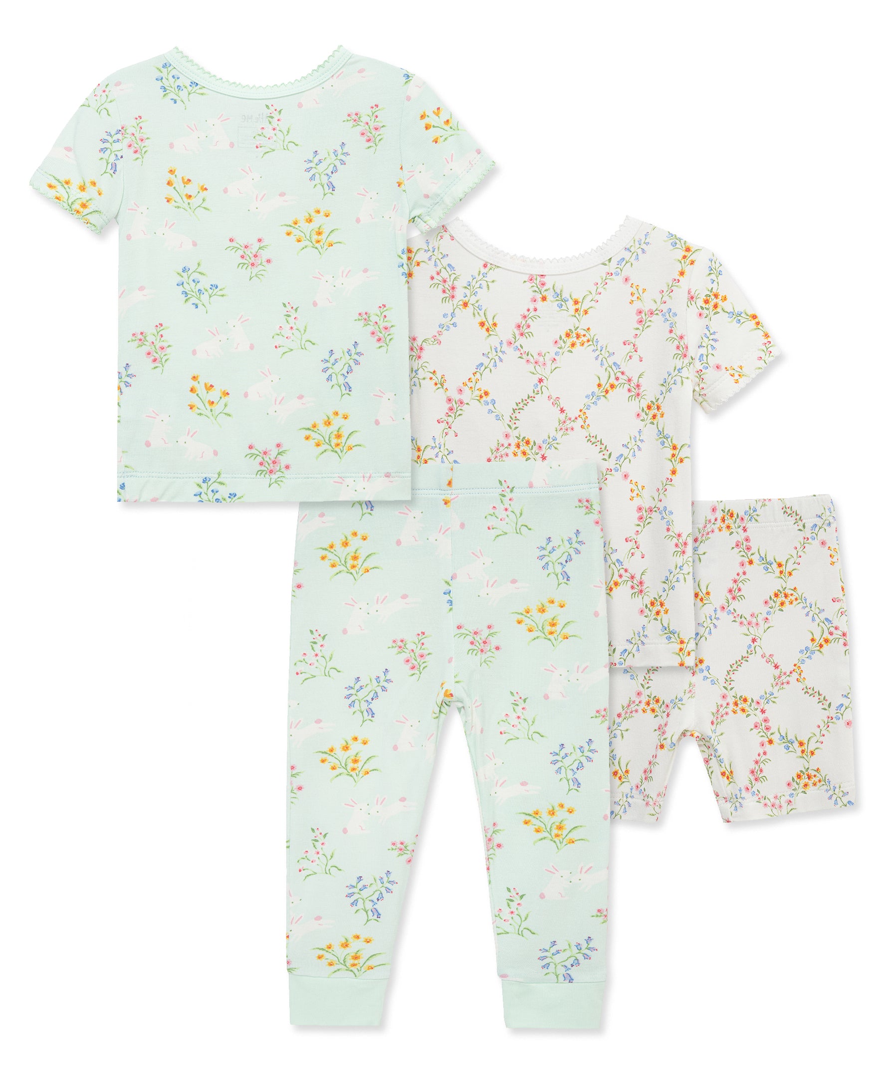 Bunny 4-Piece Pajama Set (2T-4T)