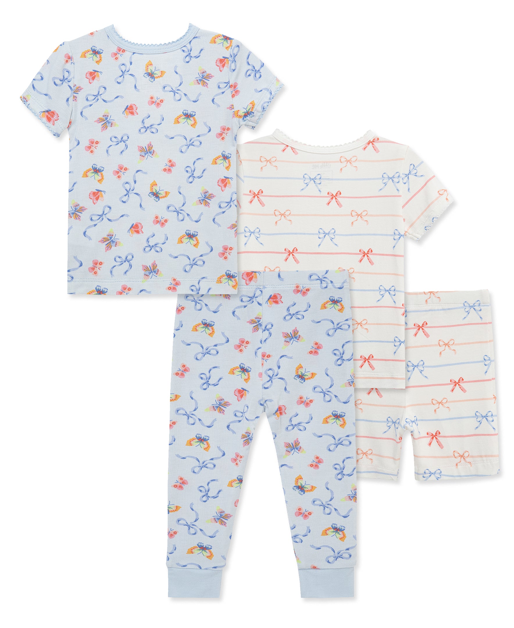 Bows 4-Piece Pajama Set (12M-24M)