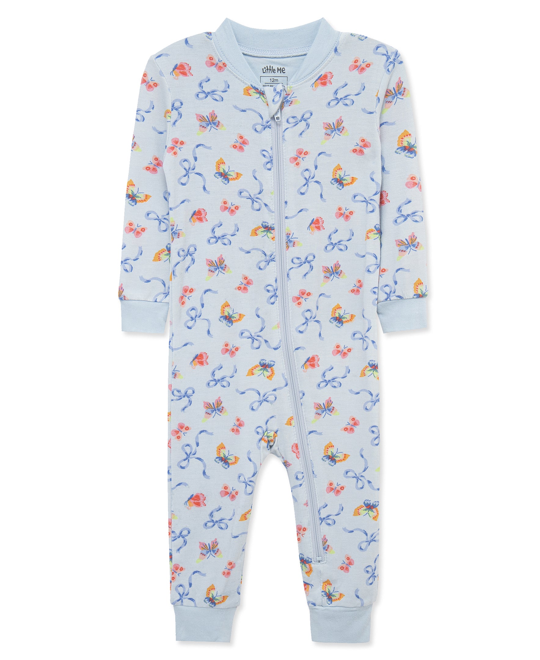 Bow Zip Front One-Piece