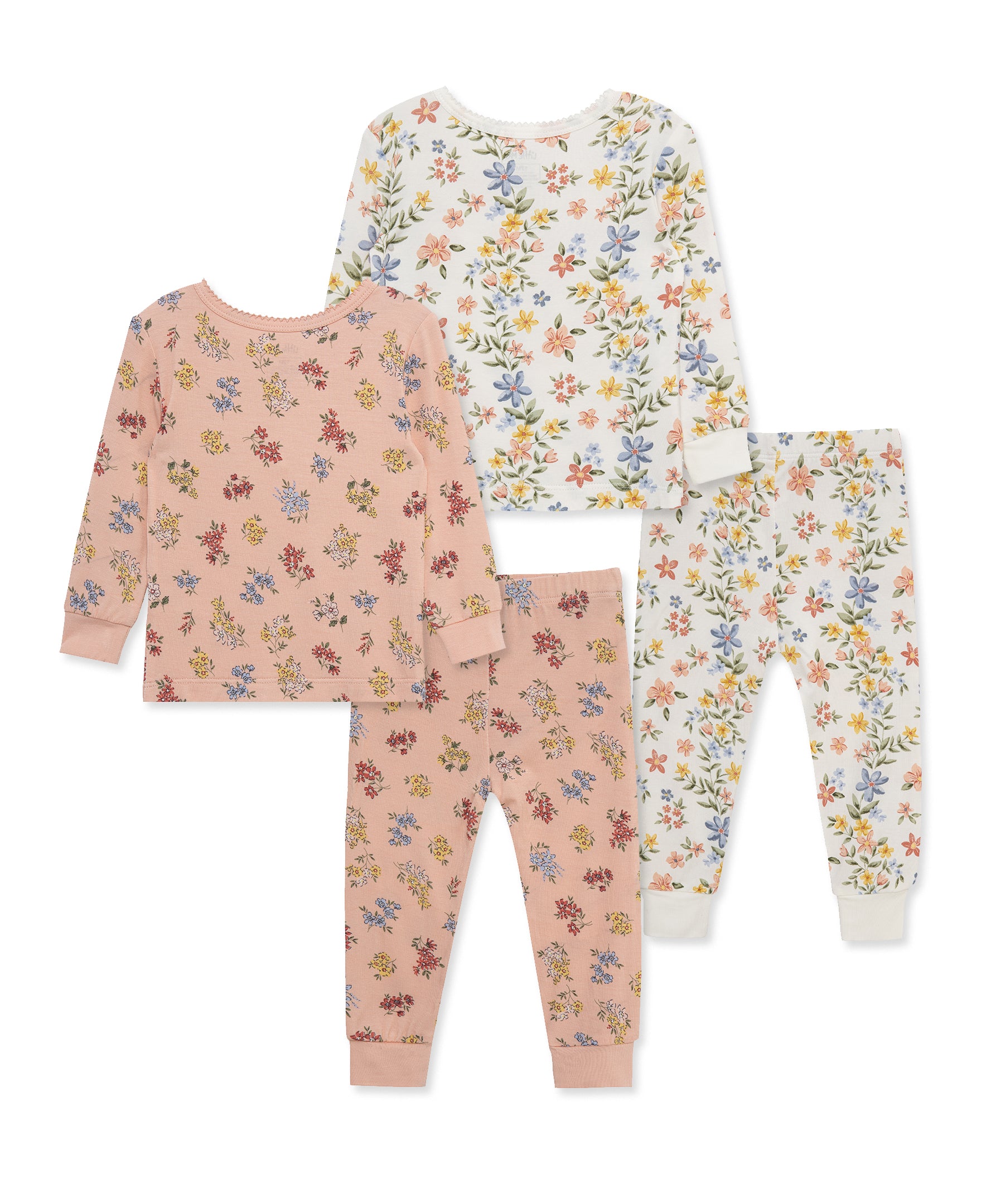 Garden 4-Piece Pajama Set (2T-4T) - Little Me