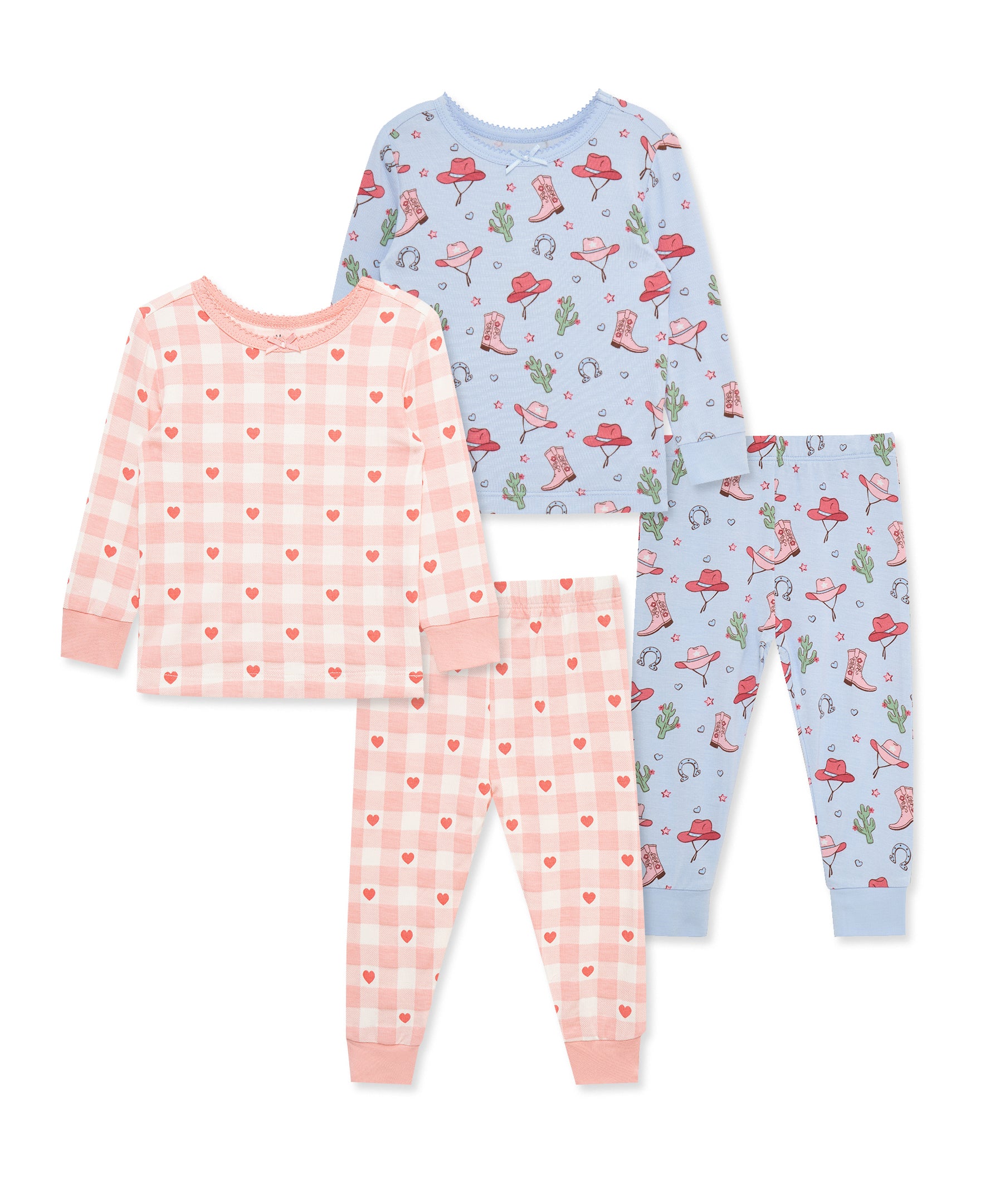 Cowgirl 4-Piece Pajama Set (2T-4T) - Little Me