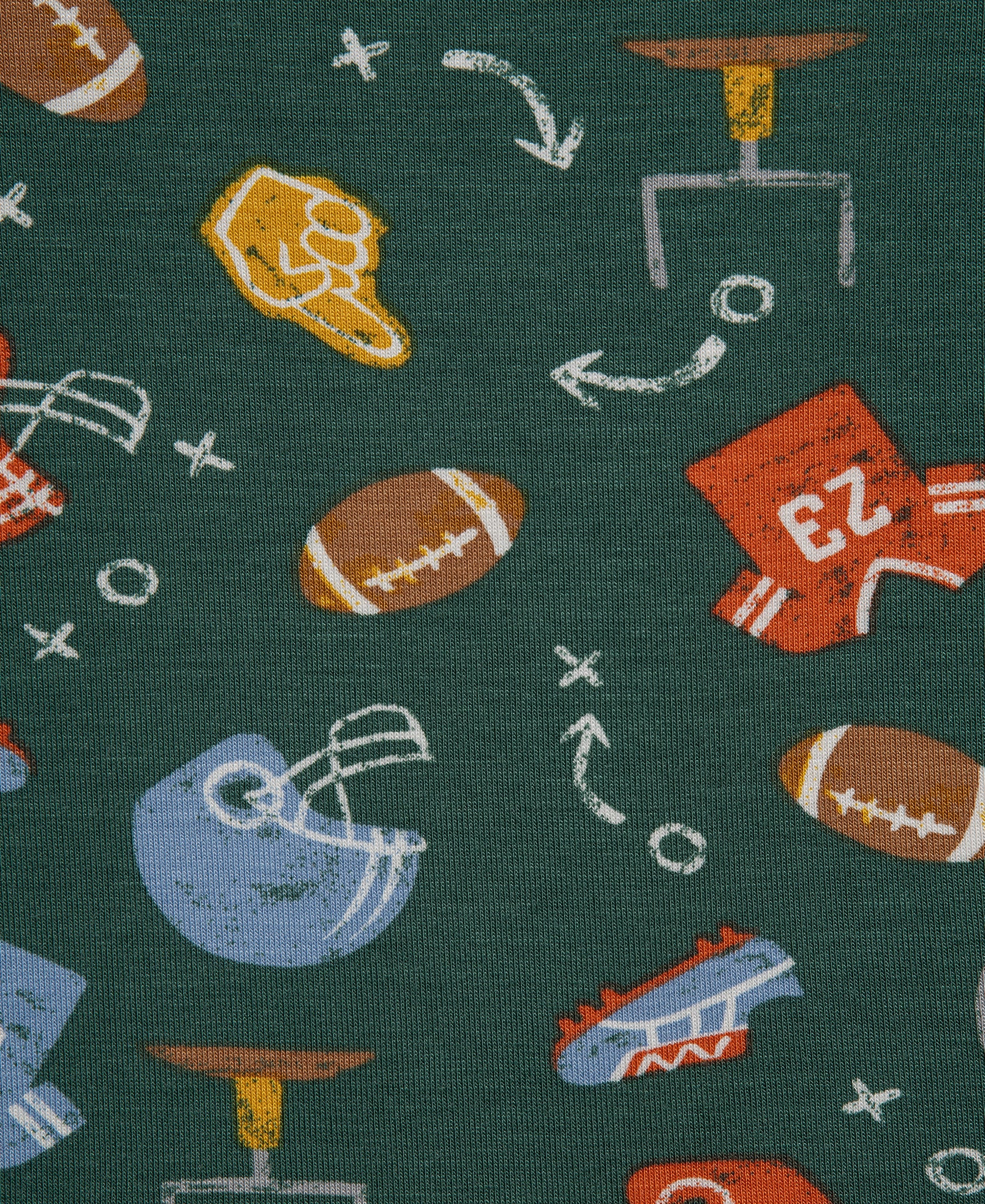 Football 4-Piece Pajama Set (2T-4T) - Little Me