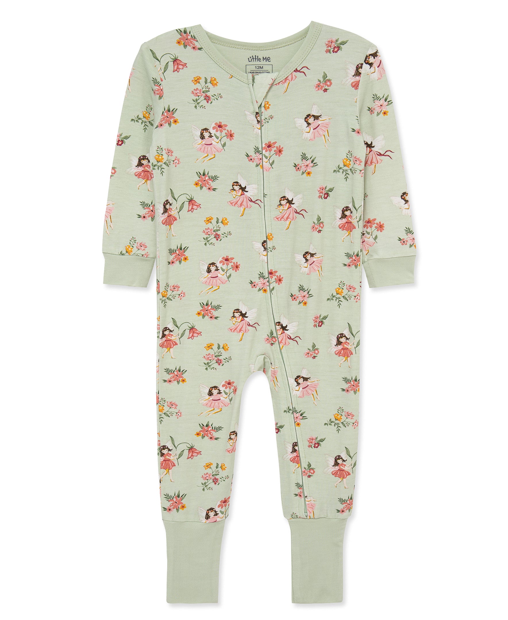 Fairy Zip Front Footie Pajama - Little Me