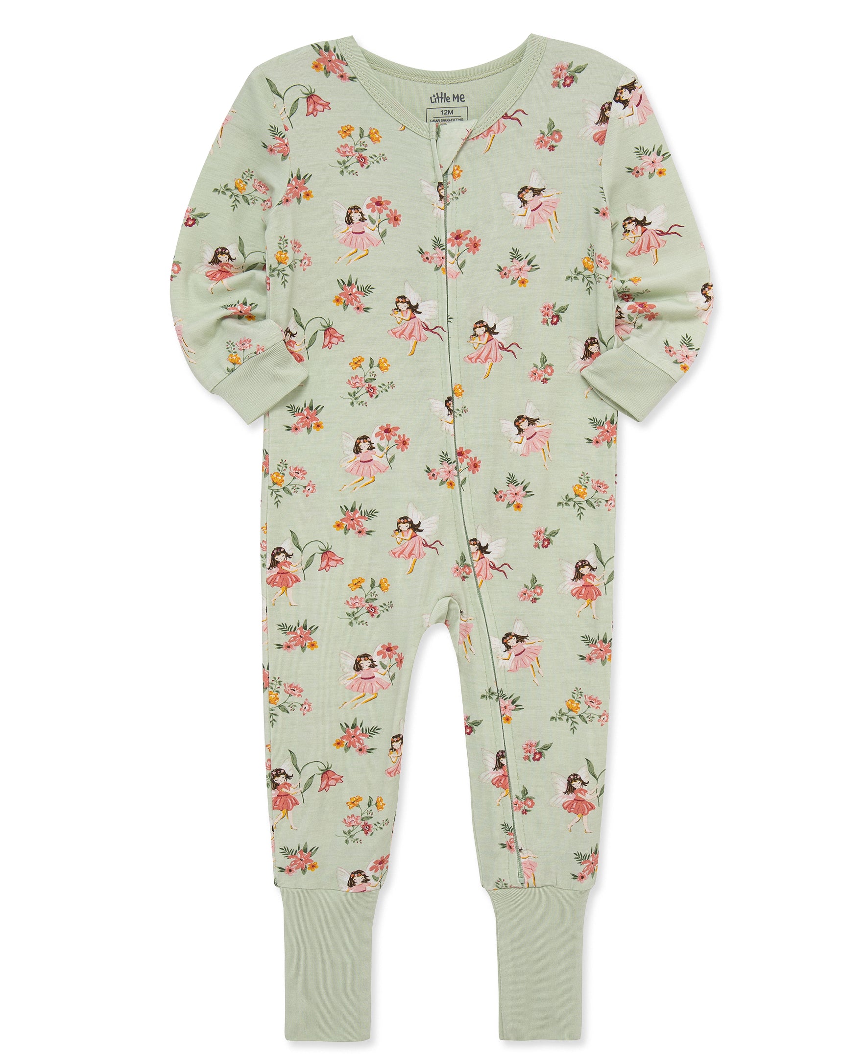 Fairy Zip Front Footie Pajama - Little Me