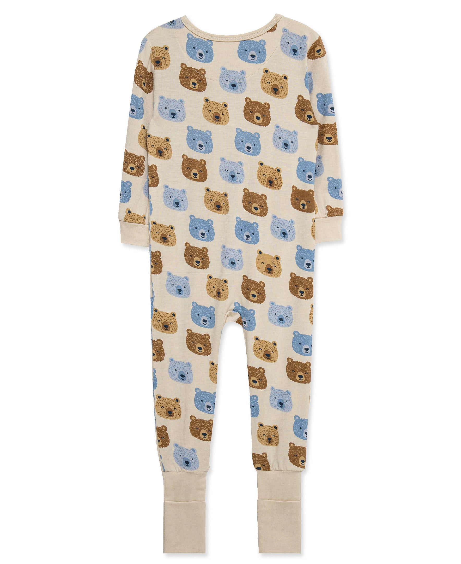 Bear Zip Front Footie Pajama (12M-24M) - Little Me