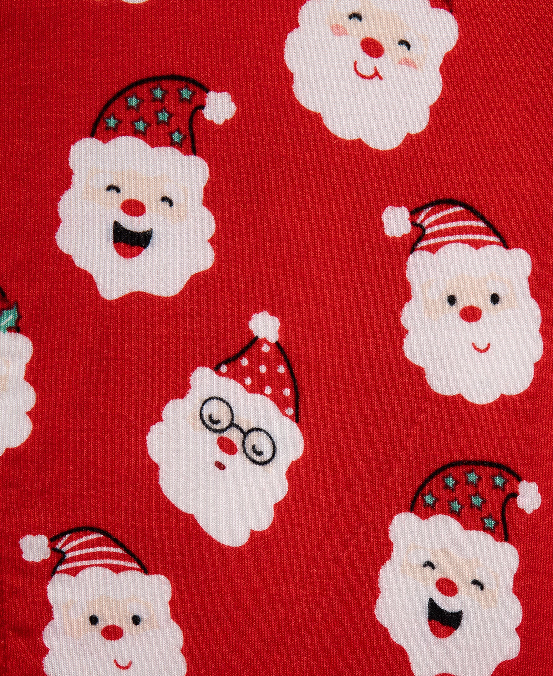 Santa Non-Slip Zip Front Footie & Hat (12M-24M) - Little Me