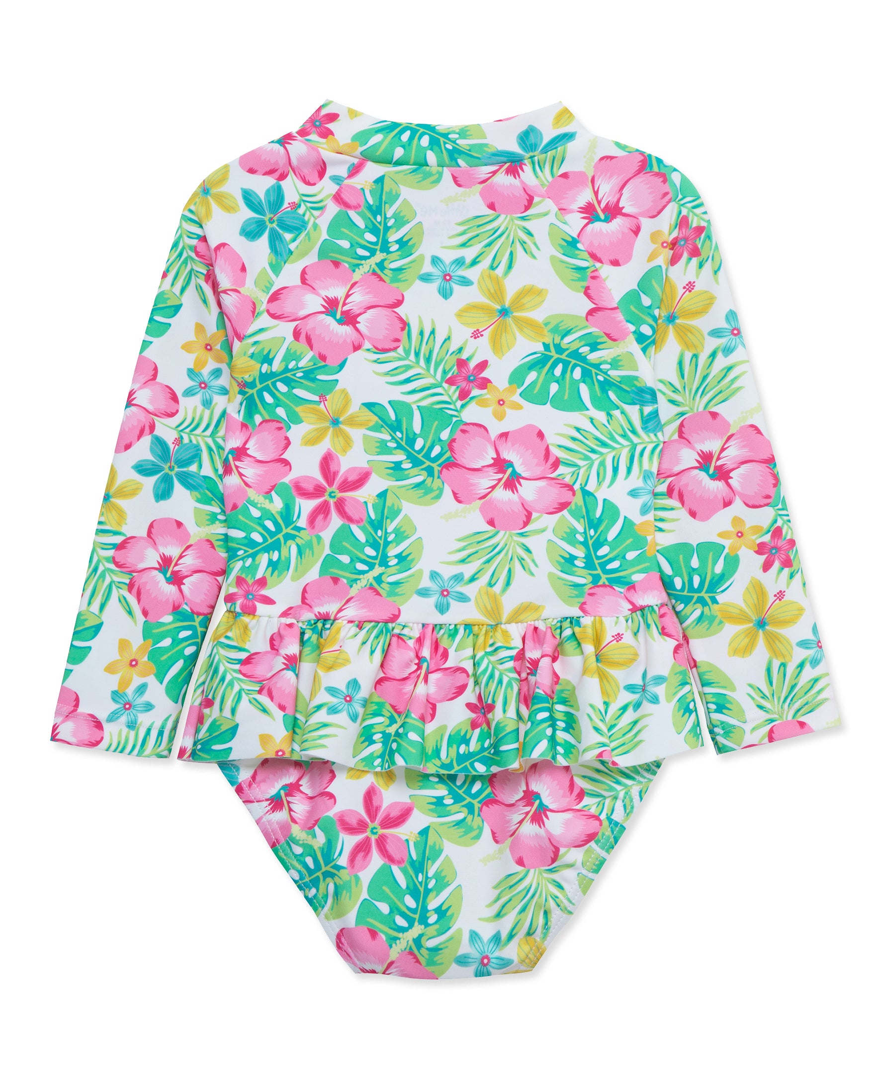 Tropical 1-Piece Rashguard Swimsuit (6M-24M) - Little Me