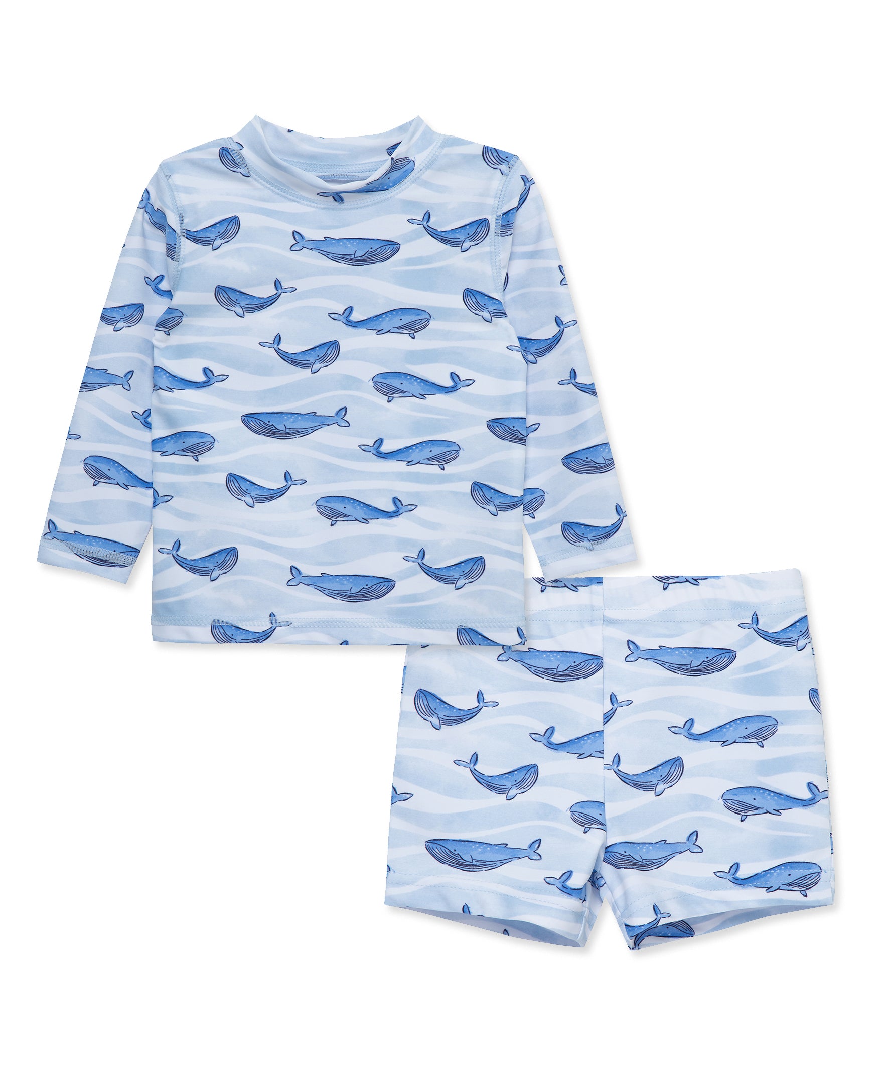 Whale Rashguard Set (6M-24M) - Little Me
