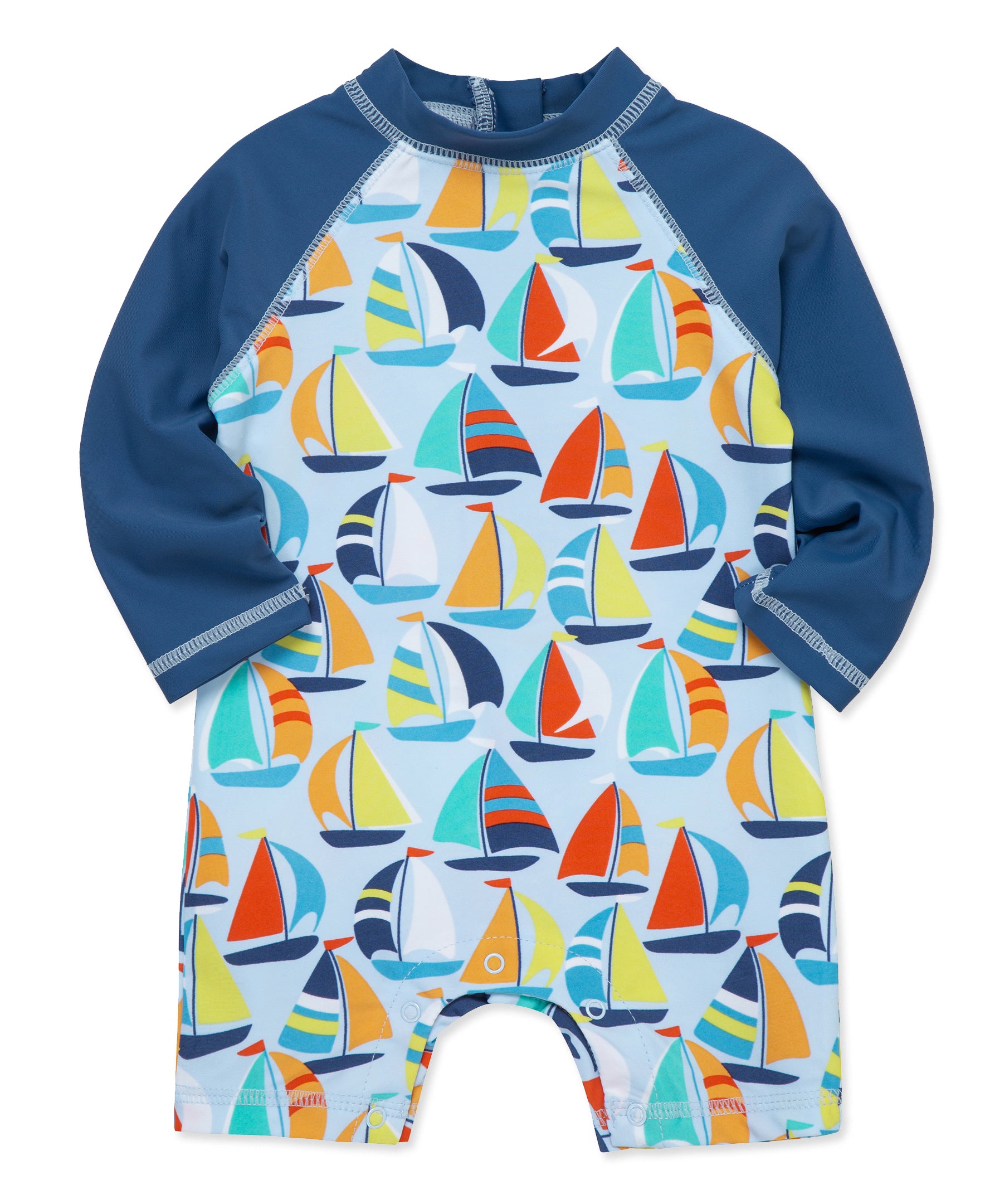 Boat Long Sleeve Rashguard Suit (6M-24M) - Little Me