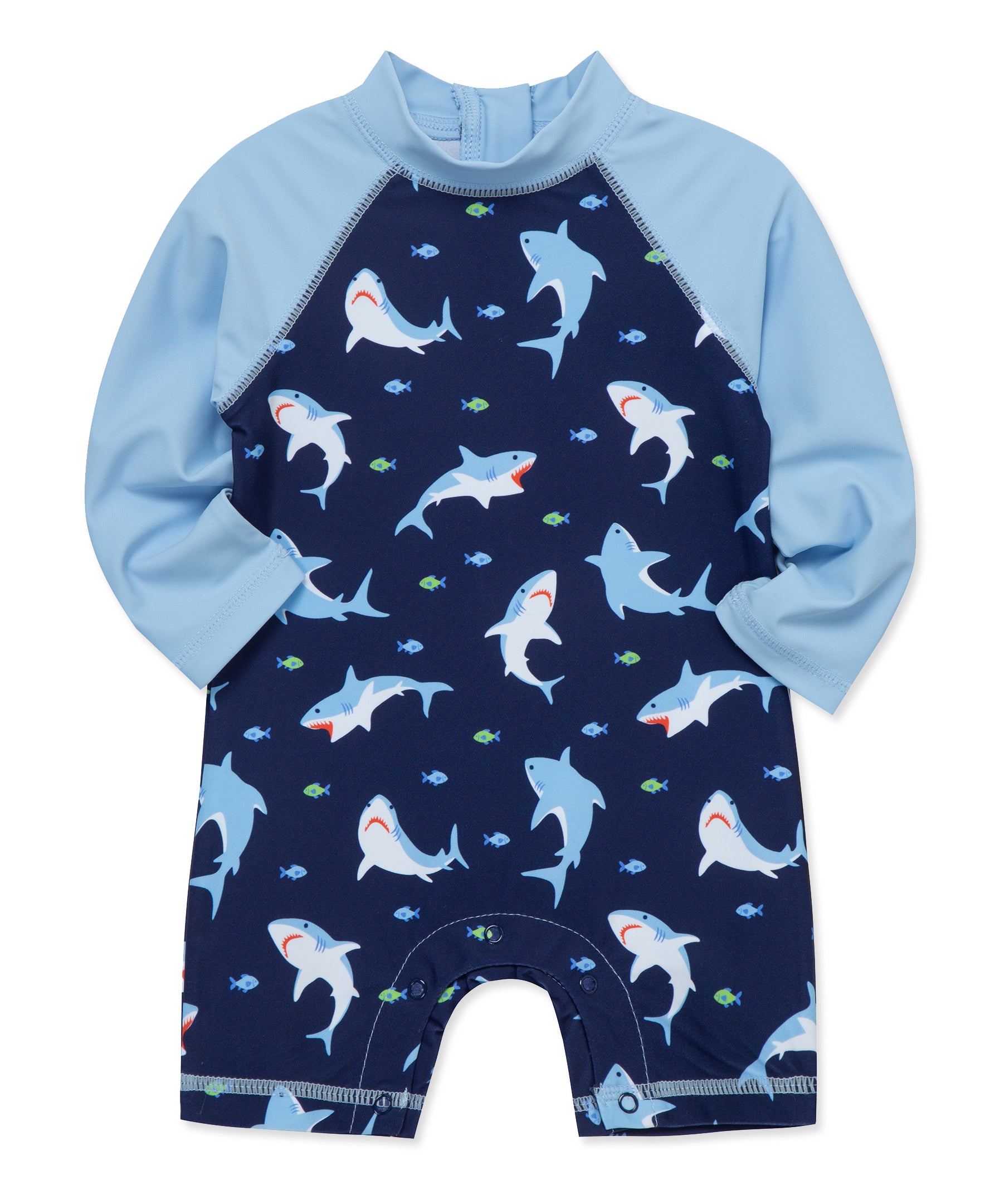 Shark Long Sleeve Rashguard Suit (6M-24M) - Little Me