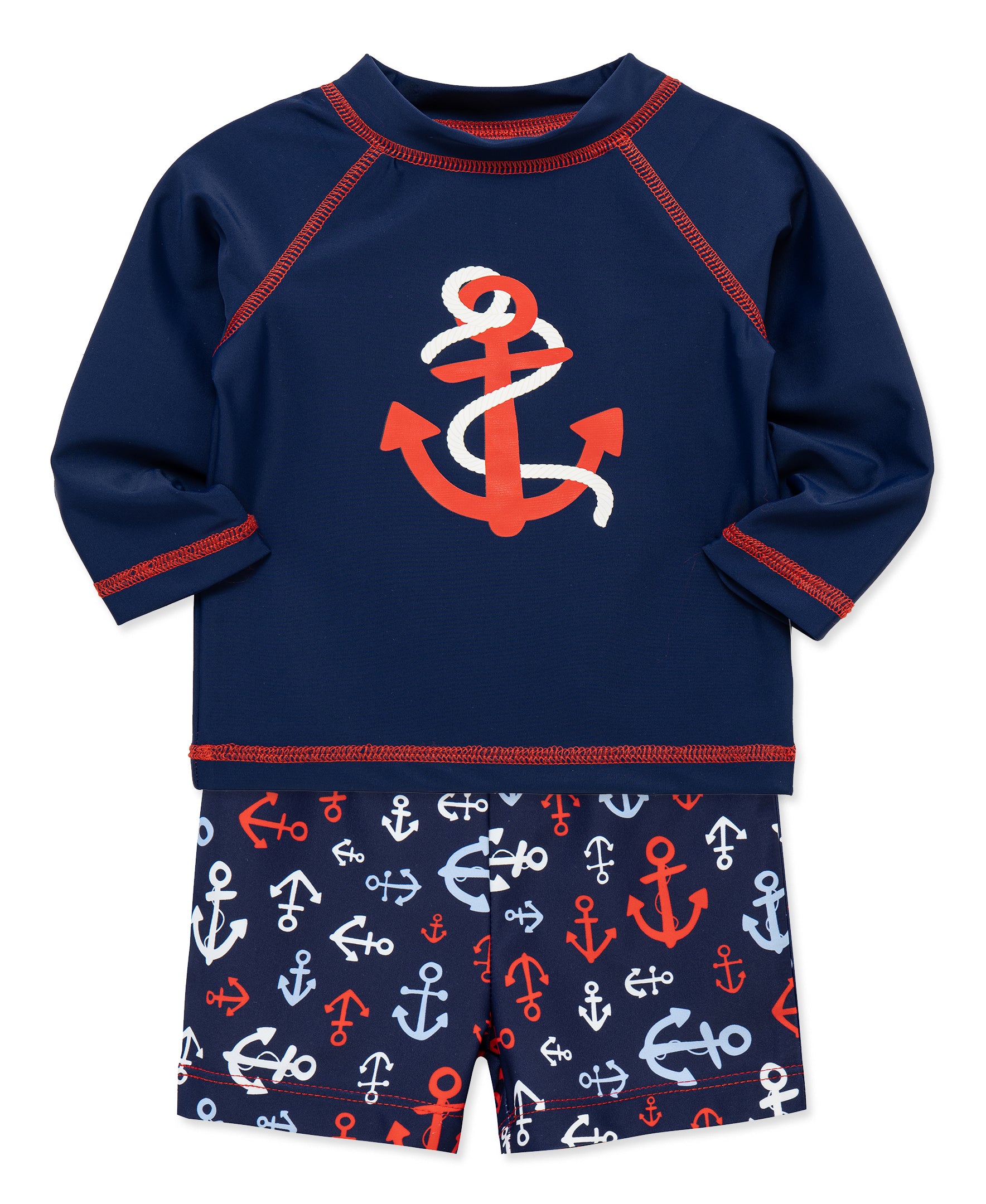 Anchor Rashguard Set (6M-24M) - Little Me
