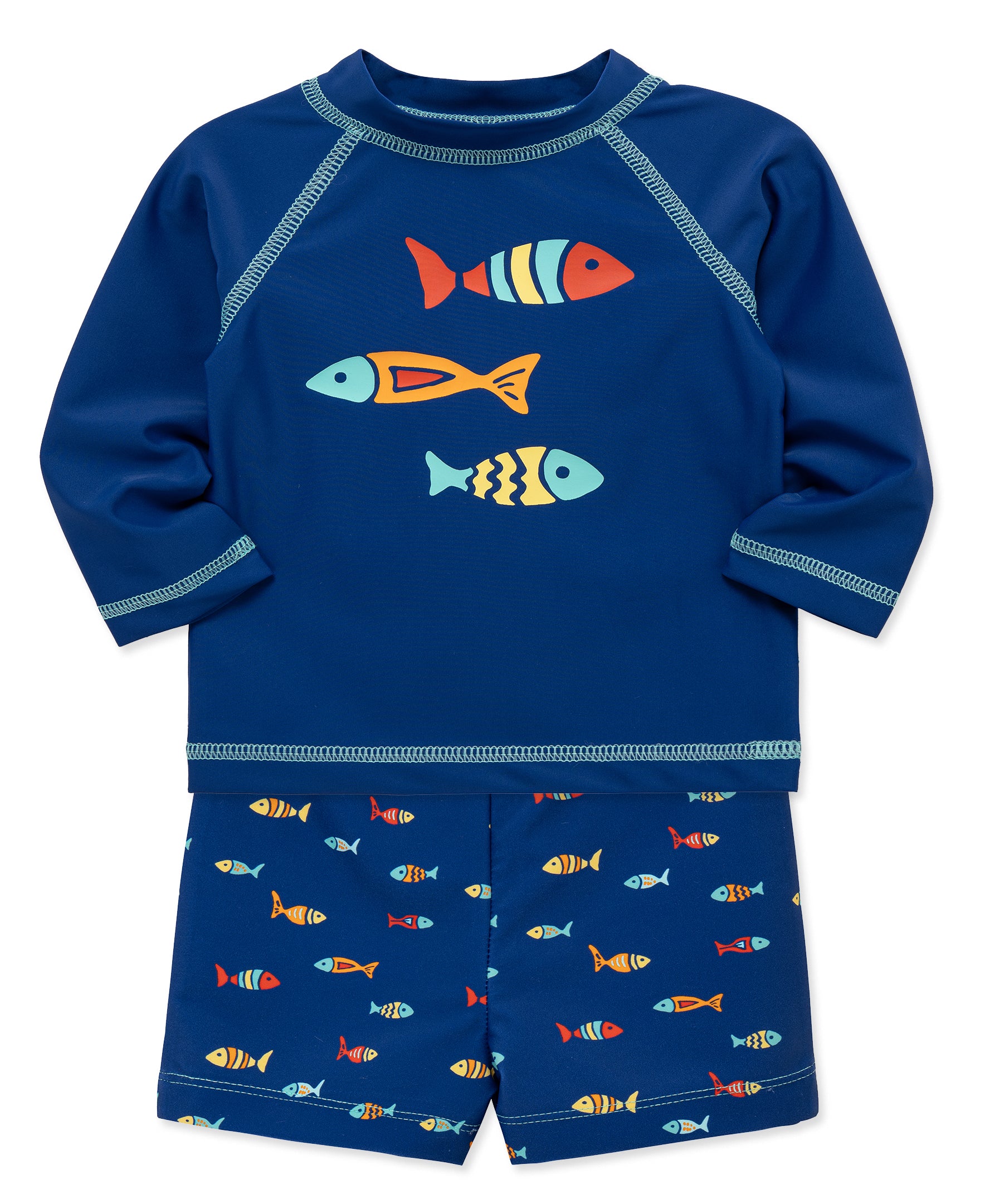Fish Rashguard Set (2T-4T) - Little Me