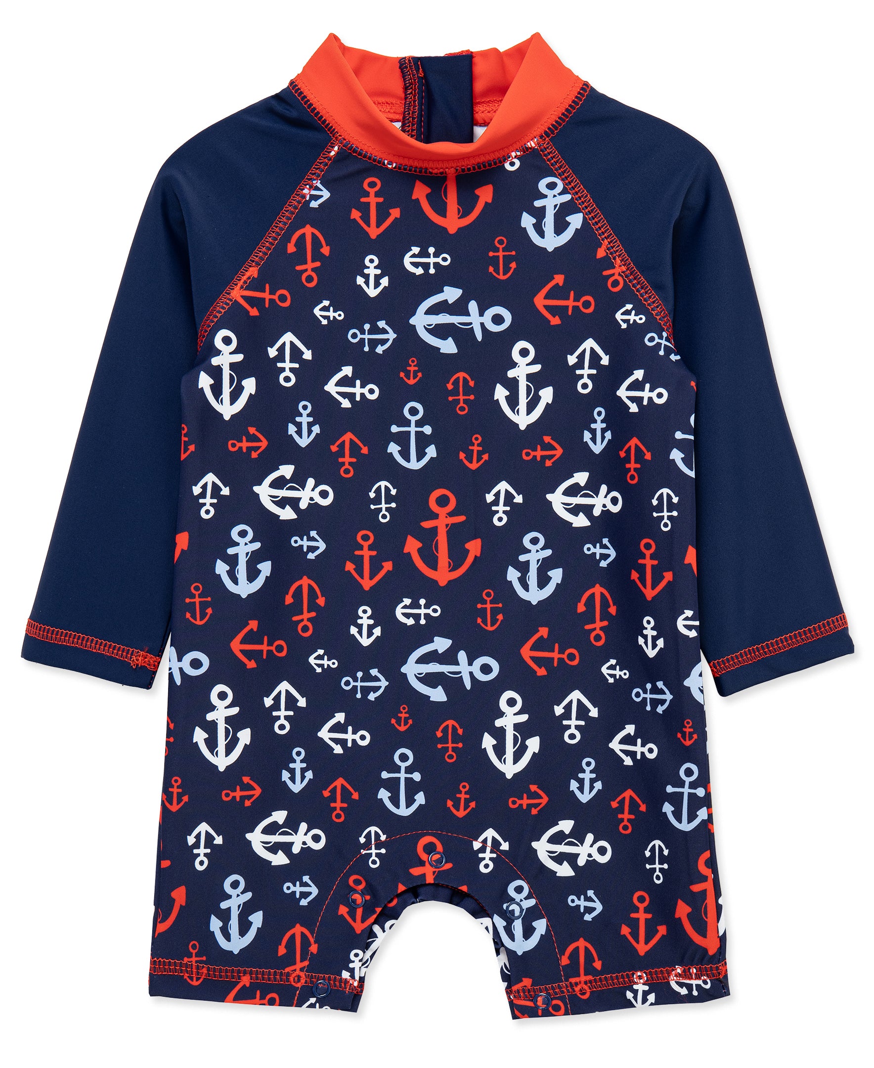 Anchor Long Sleeve Rashguard Suit - Little Me