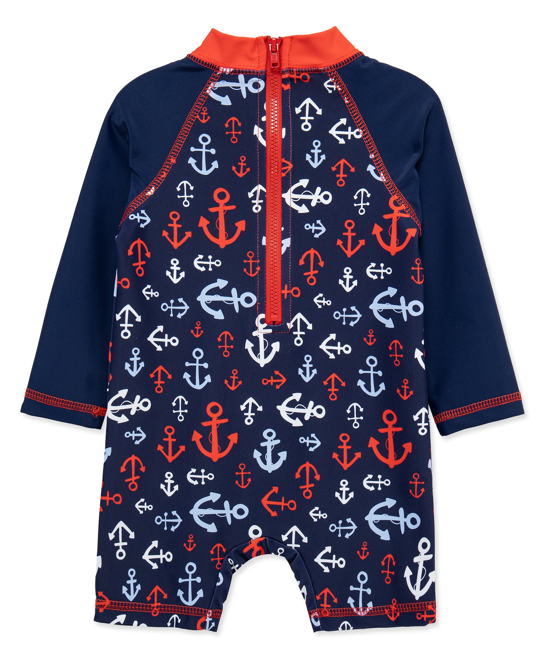 Anchor Long Sleeve Rashguard Suit - Little Me