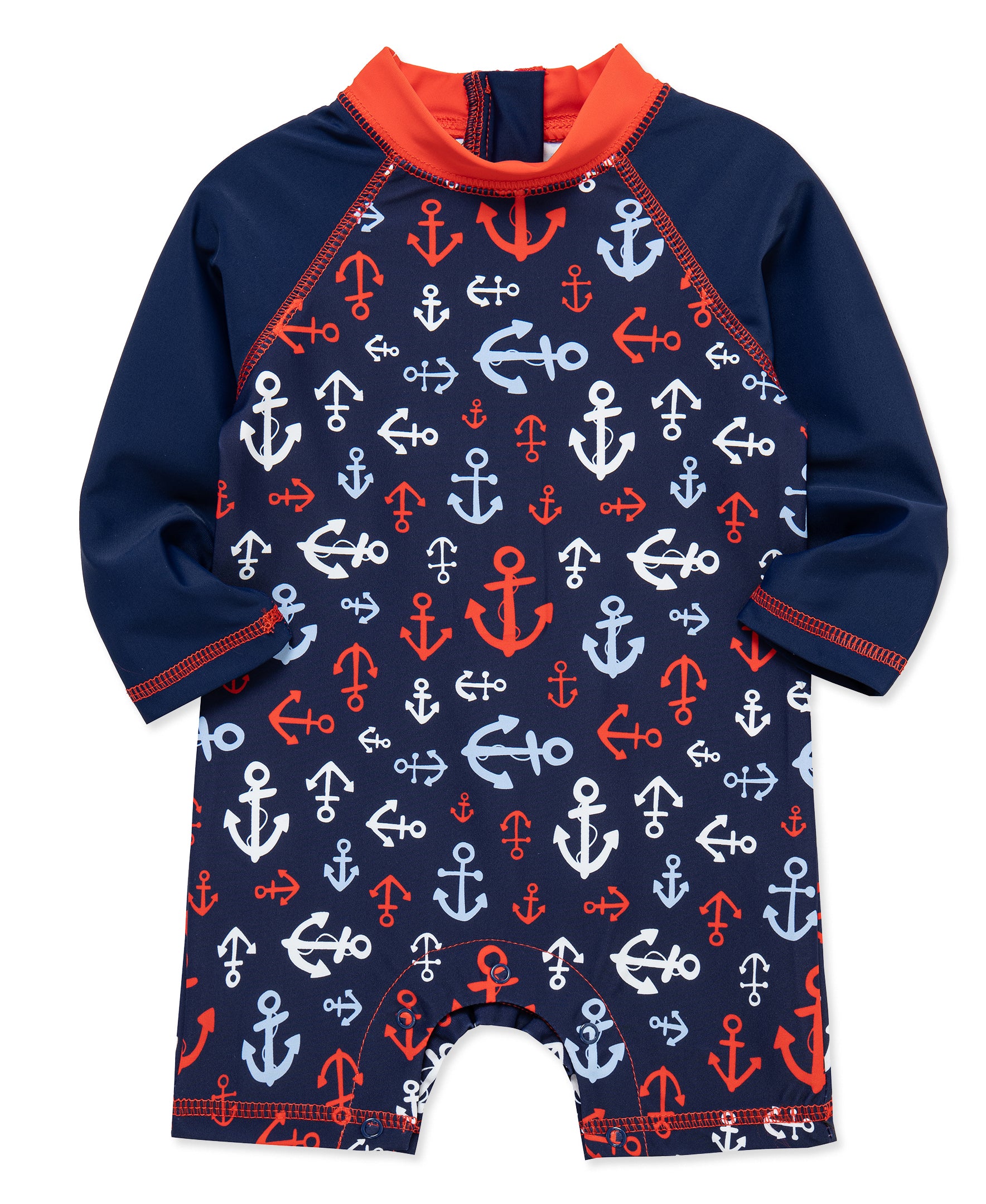 Anchor Long Sleeve Rashguard Suit - Little Me