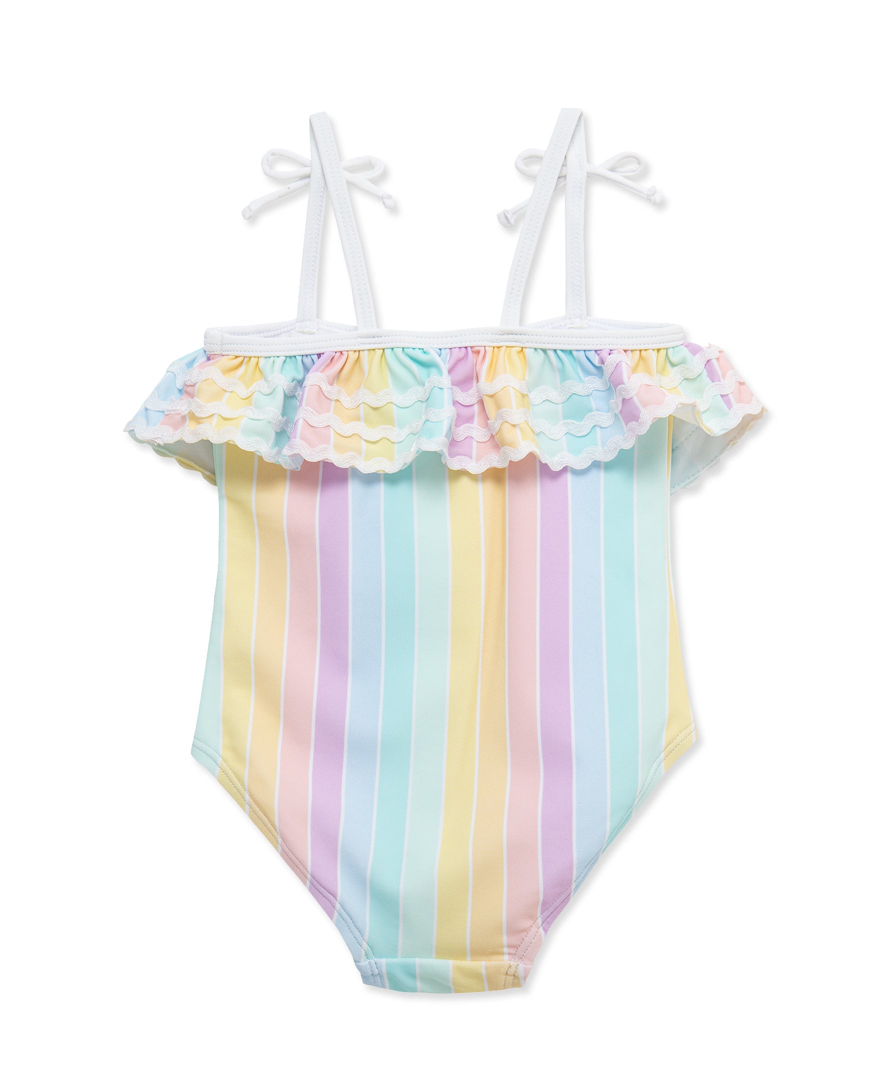Multi Stripe One-Piece Swimsuit (2T-4T) - Little Me