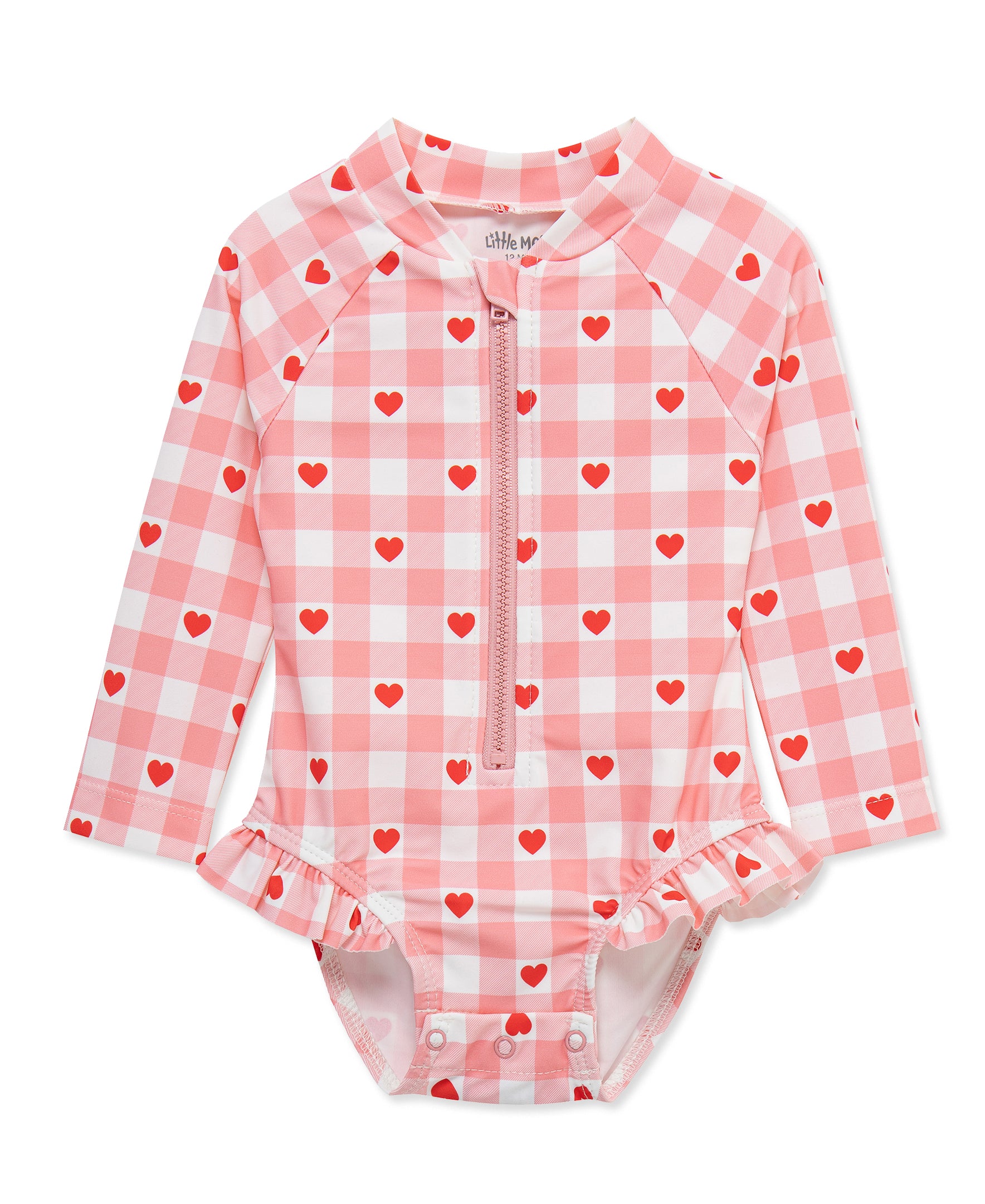 Heart One-Piece Rashguard (6M-24M) - Little Me