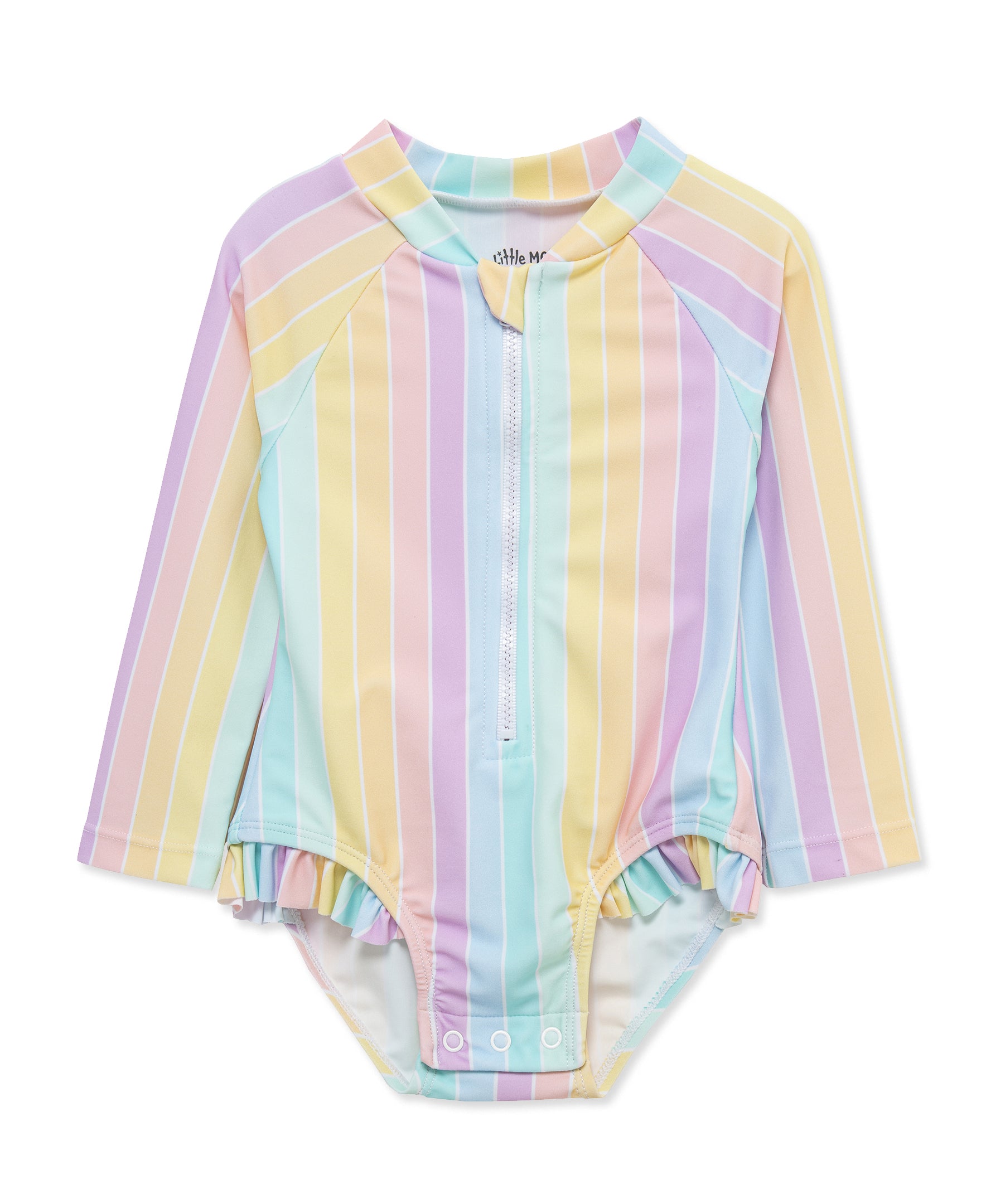 Multi Stripe One-Piece Rashguard (6M-24M) - Little Me