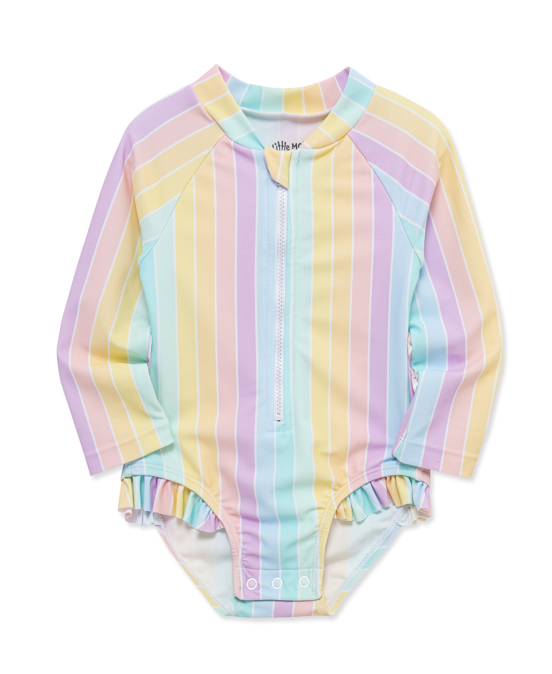 Multi Stripe One-Piece Rashguard (6M-24M) - Little Me