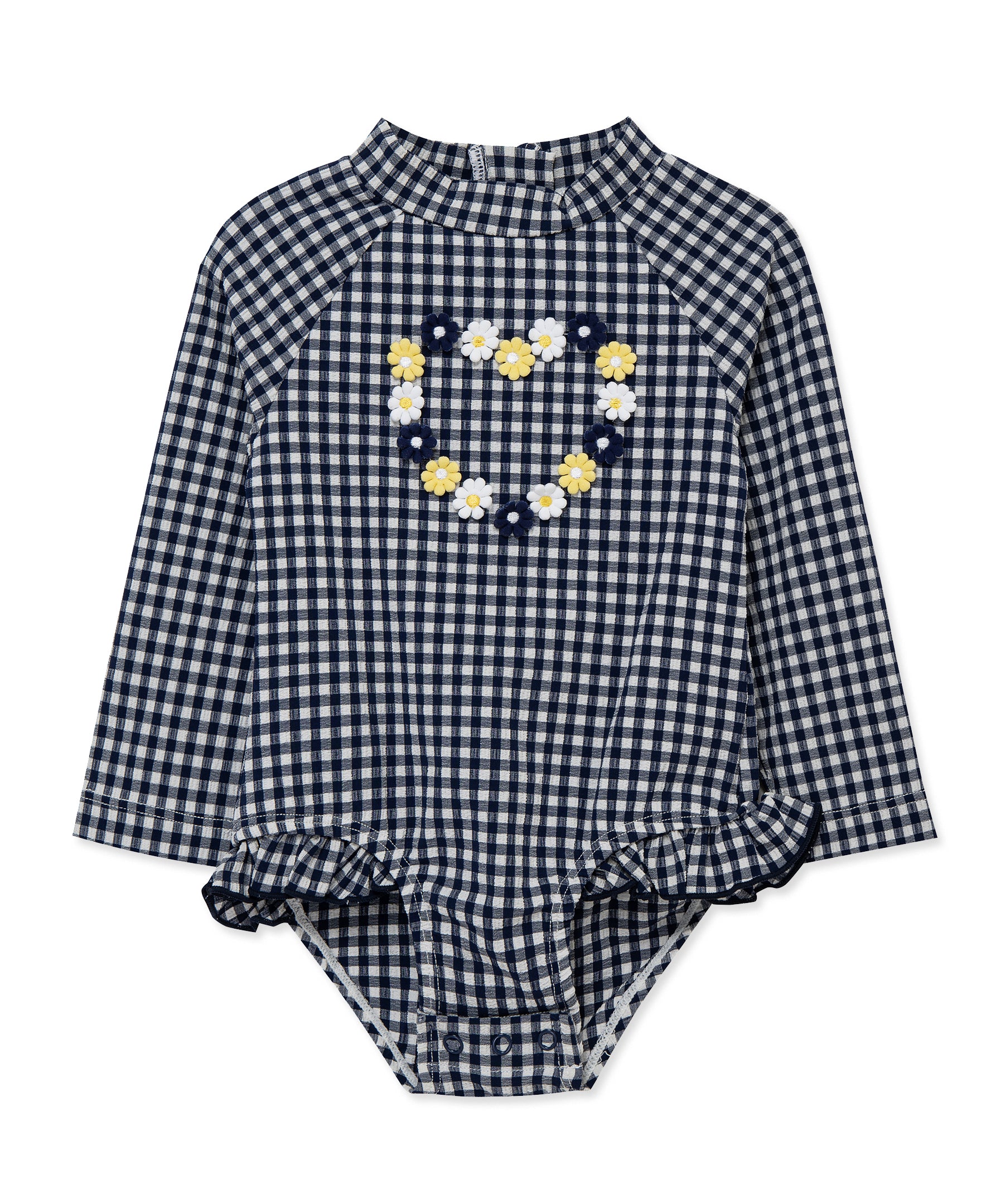 Gingham One-Piece Rashguard (6M-24M) - Little Me