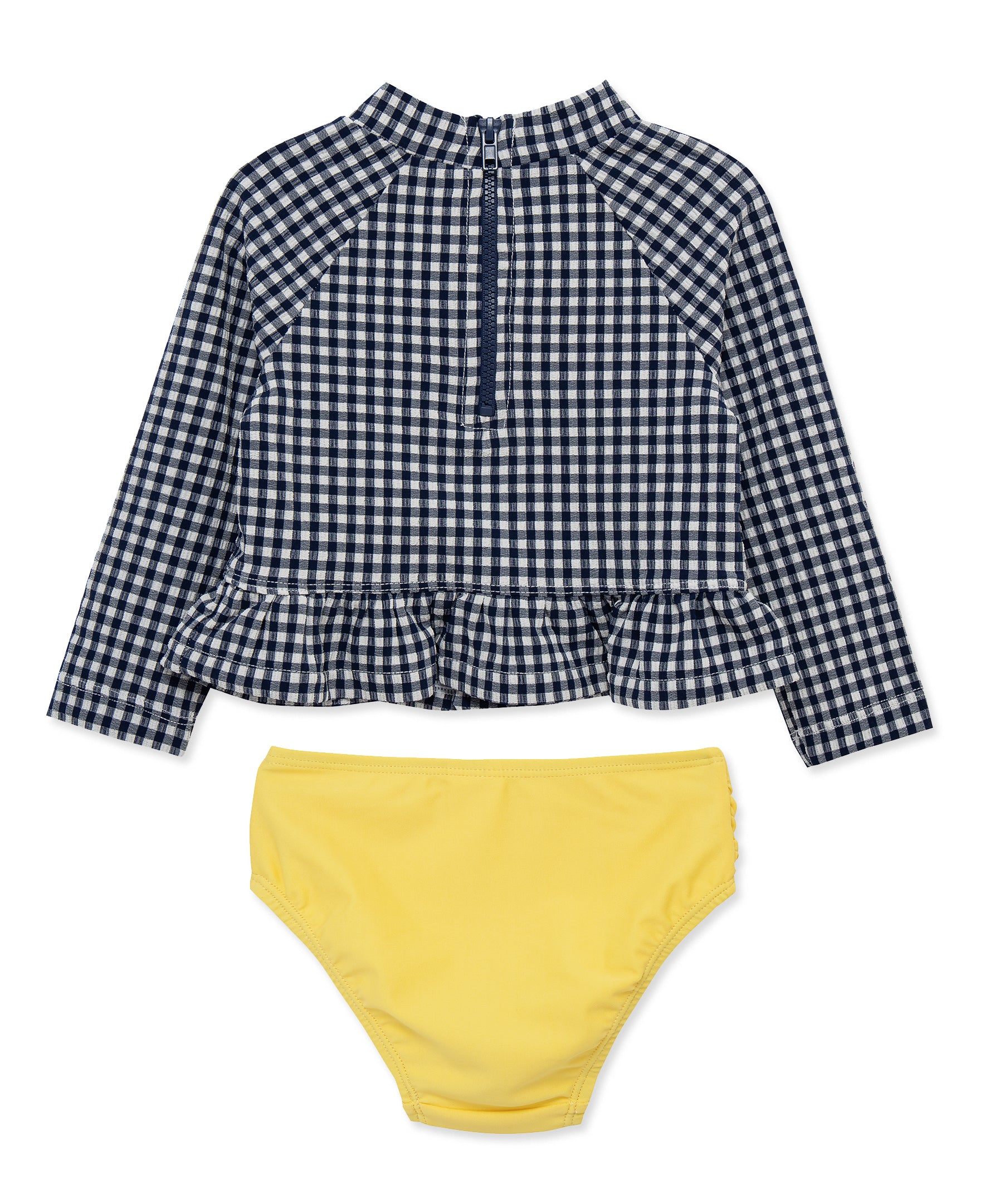 Gingham Daisy 2-Piece Rashguard (2T-4T) - Little Me