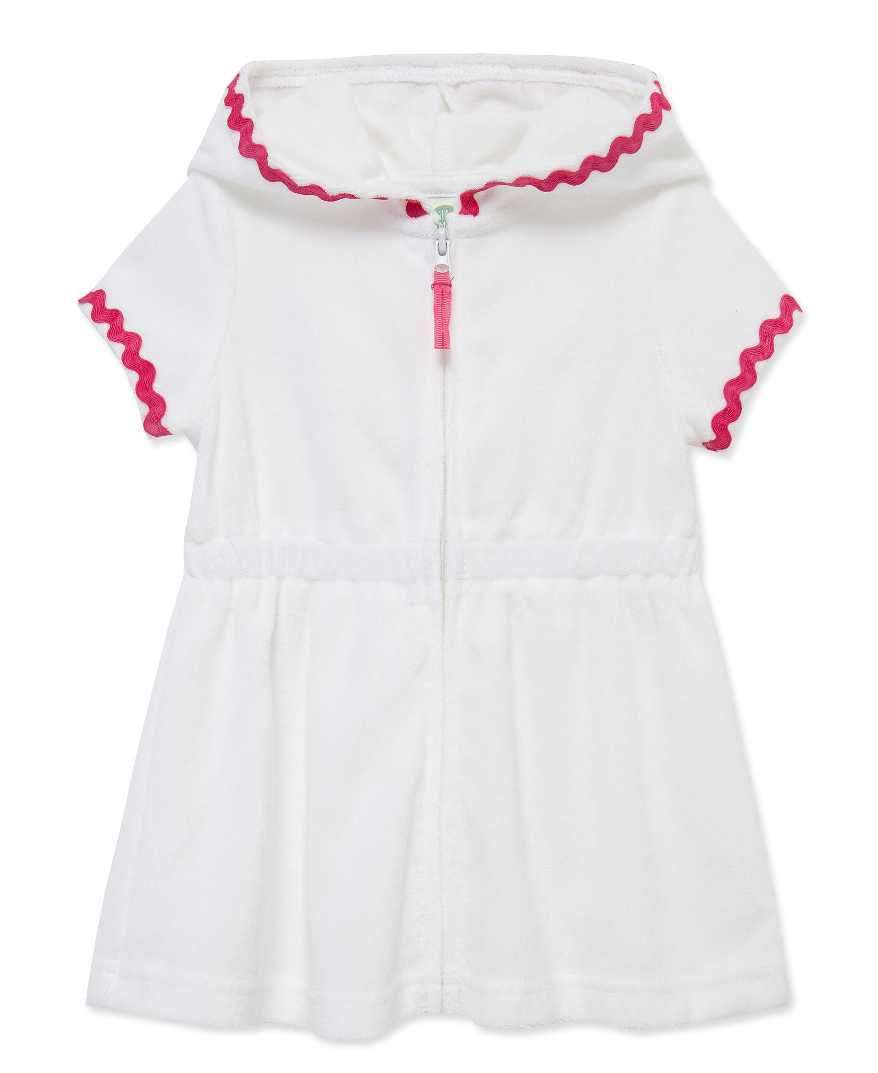 Pink Zip Swim Cover Up (6M-24M) - Little Me