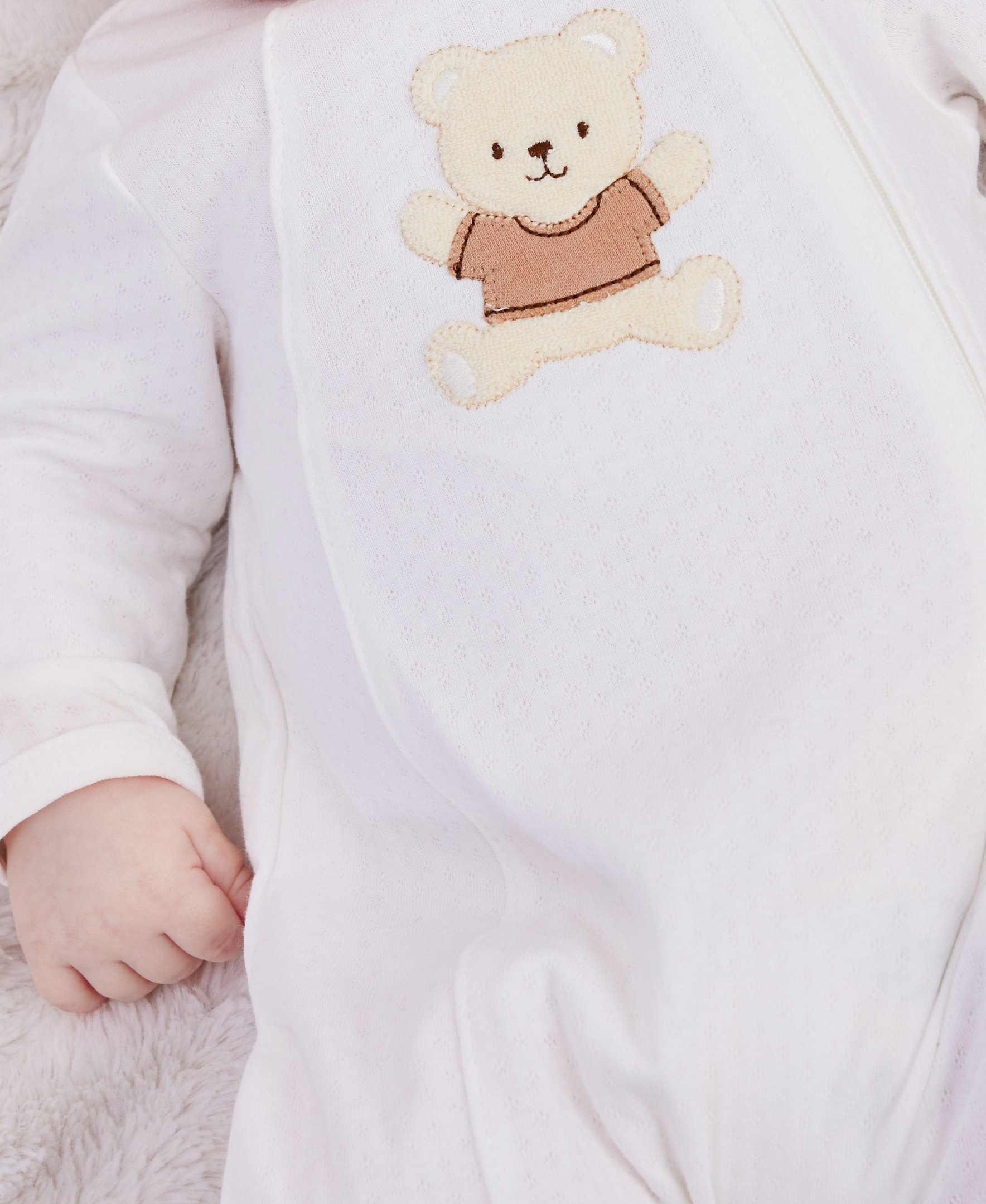 Gentle Bear 2-Way-Zip Footie - Little Me