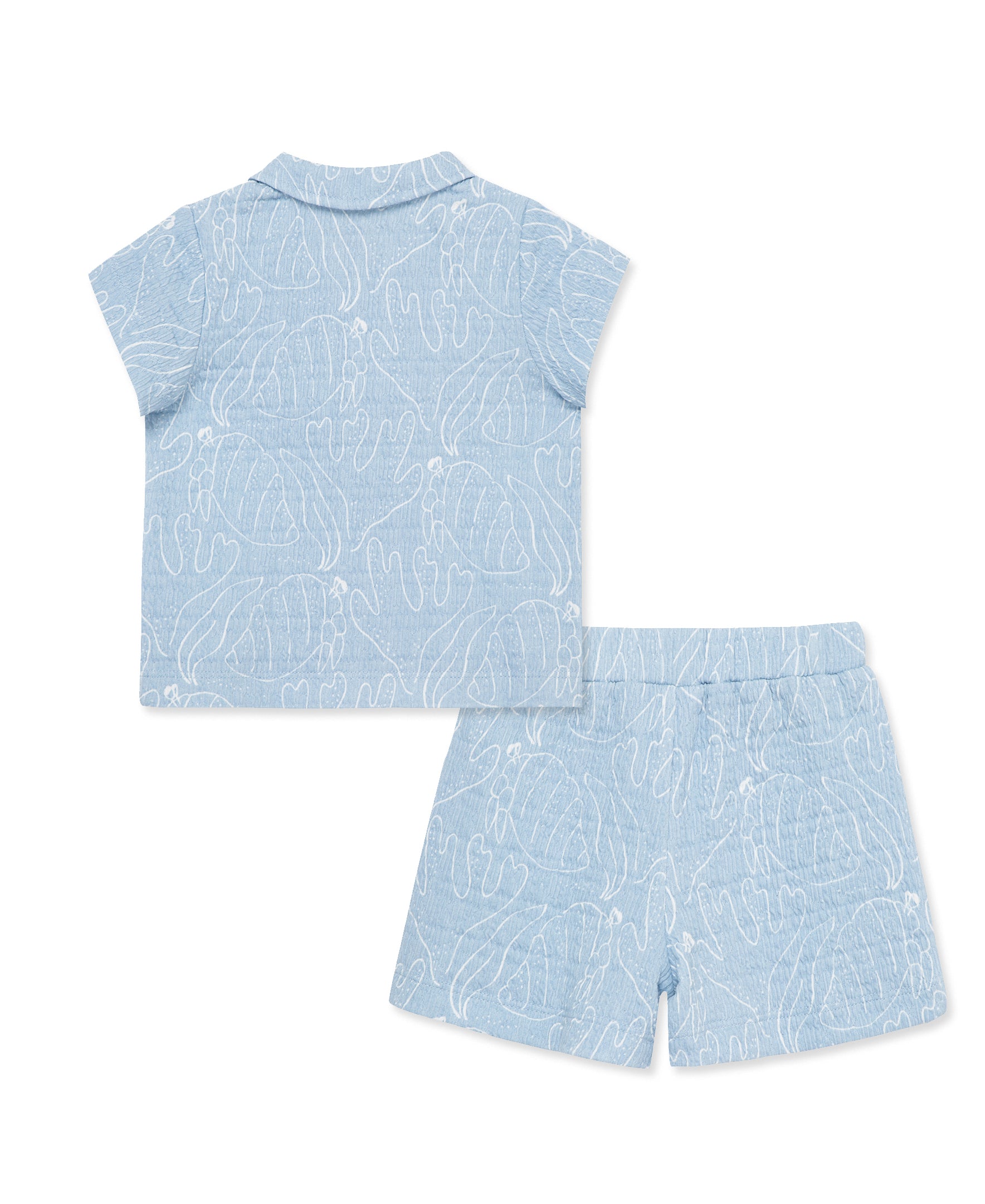 Focus Kids Seaside Button Down Set (12M-24M) - Little Me